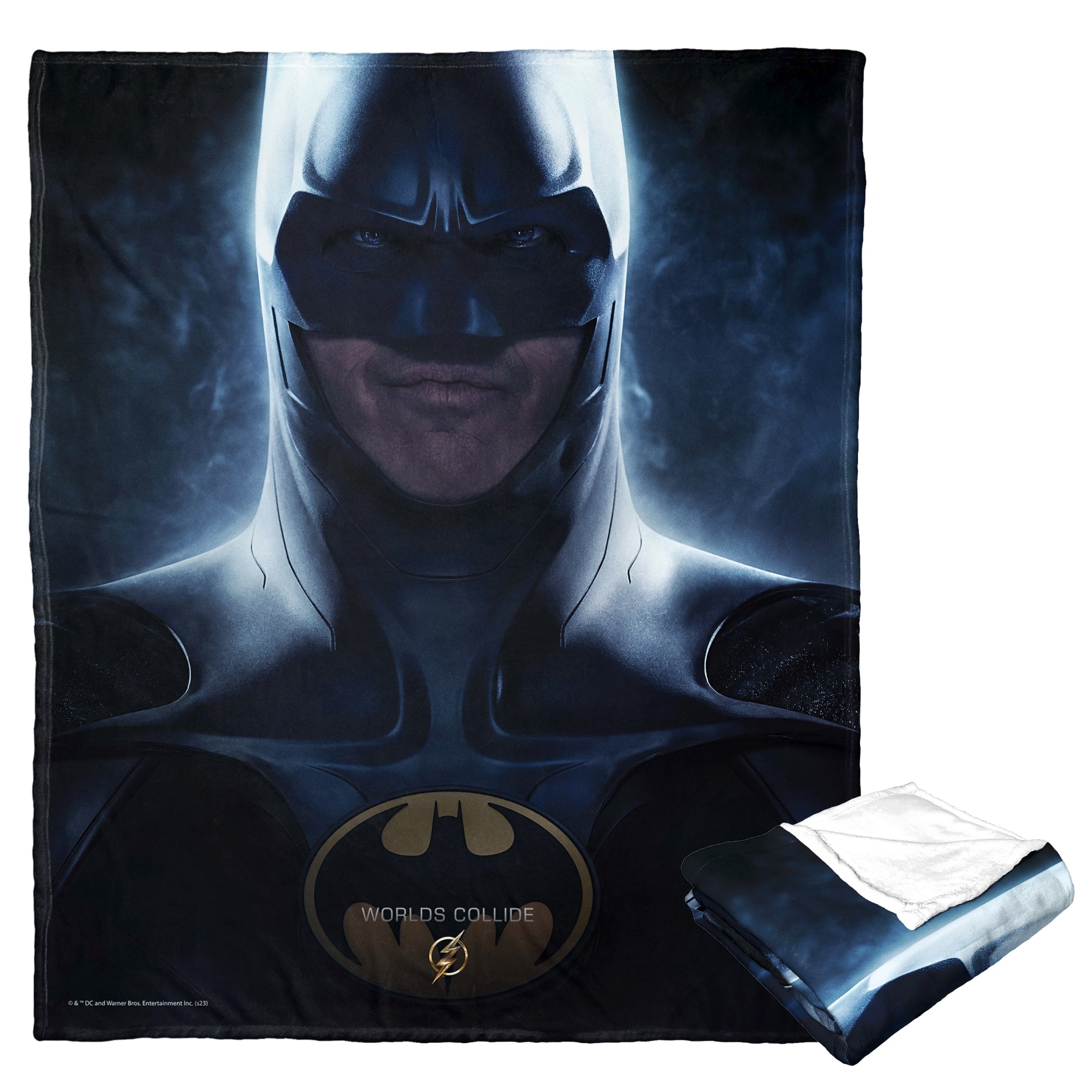 Warner Bros. The Flash Batman Silk Touch Throw Blanket 50x60 Inches