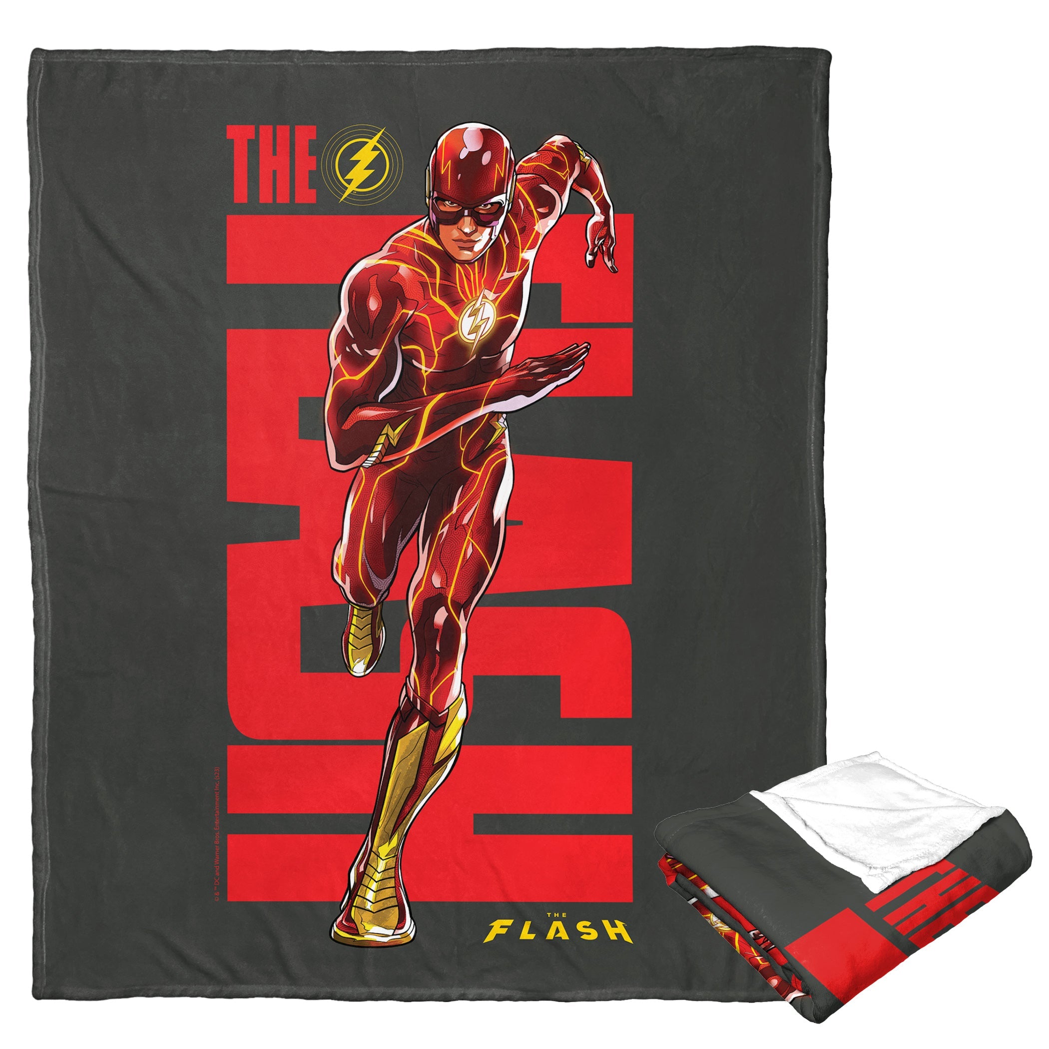 Warner Bros. The Flash Gotta Go Fast Silk Touch Throw Blanket 50x60 Inches