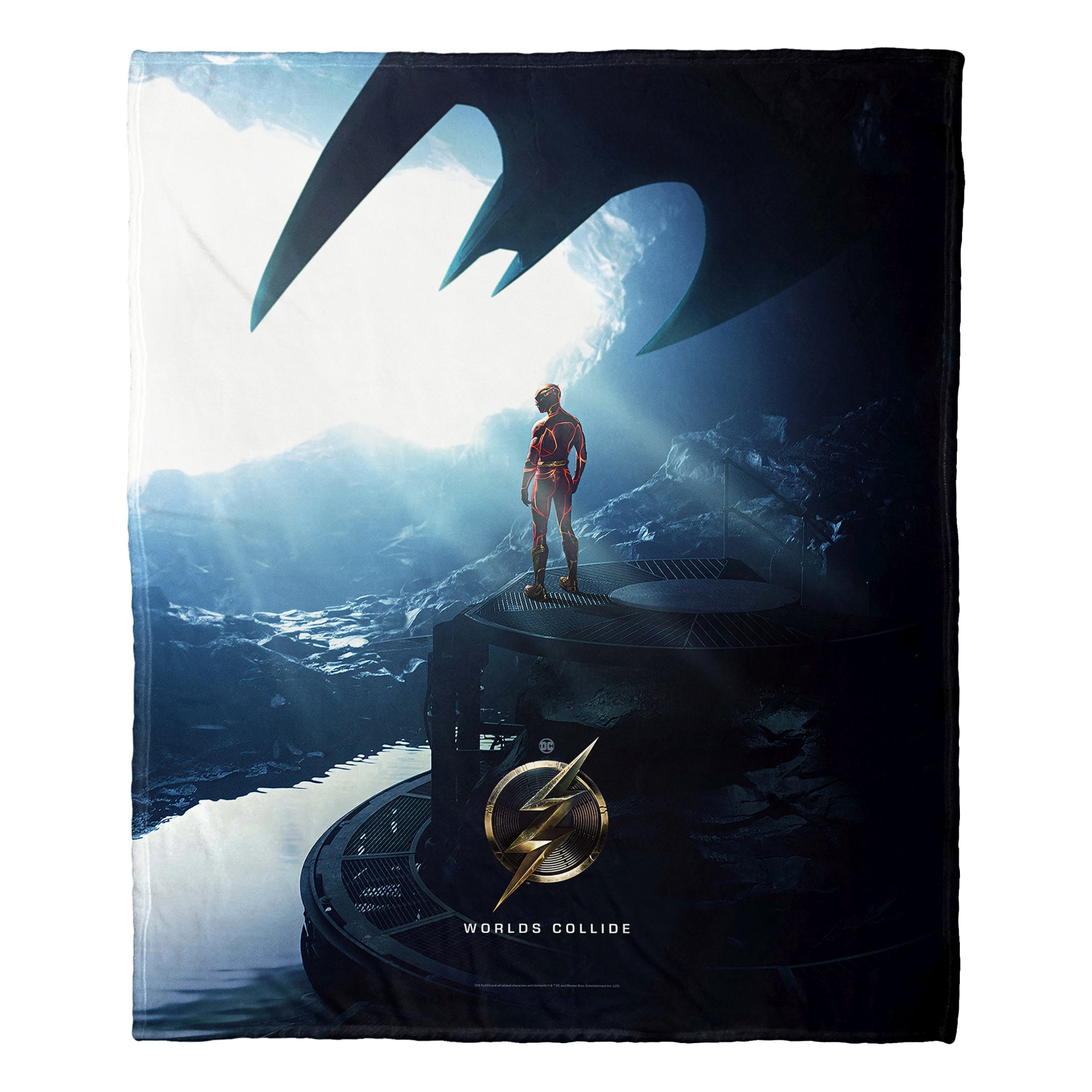 Warner Bros. The Flash World's Collide Silk Touch Throw Blanket 50x60 Inches