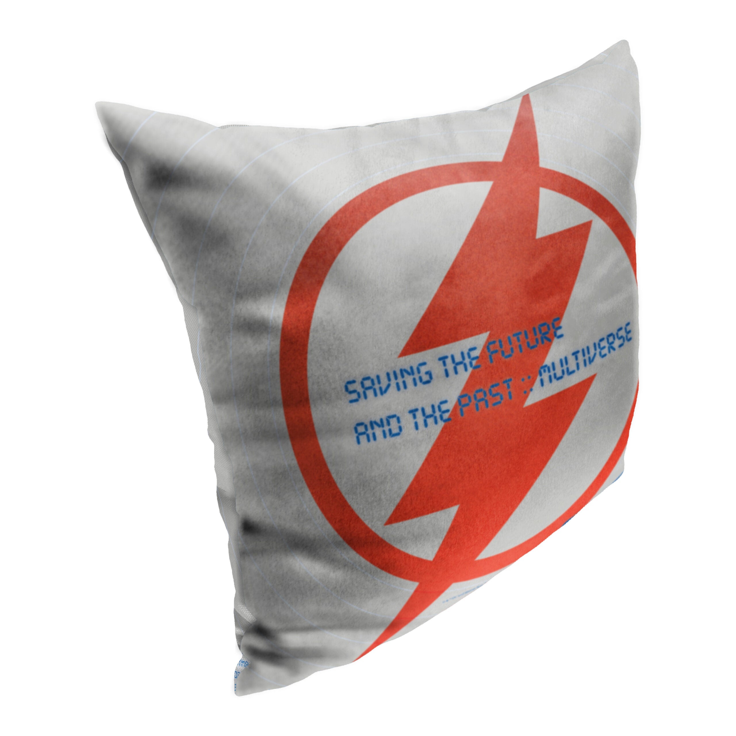 Warner Bros. The Flash Saving The Past And Future Throw Pillow 18x18 Inches