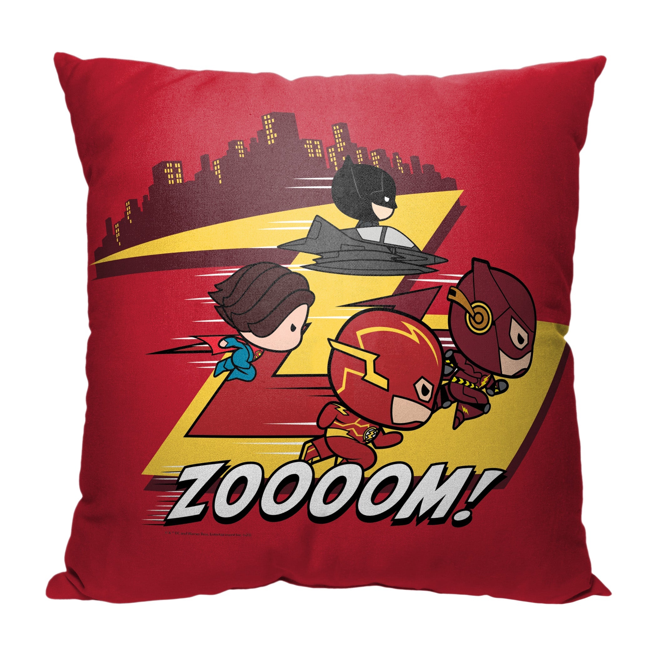 Warner Bros. The Flash Zoom Throw Pillow 18x18 Inches