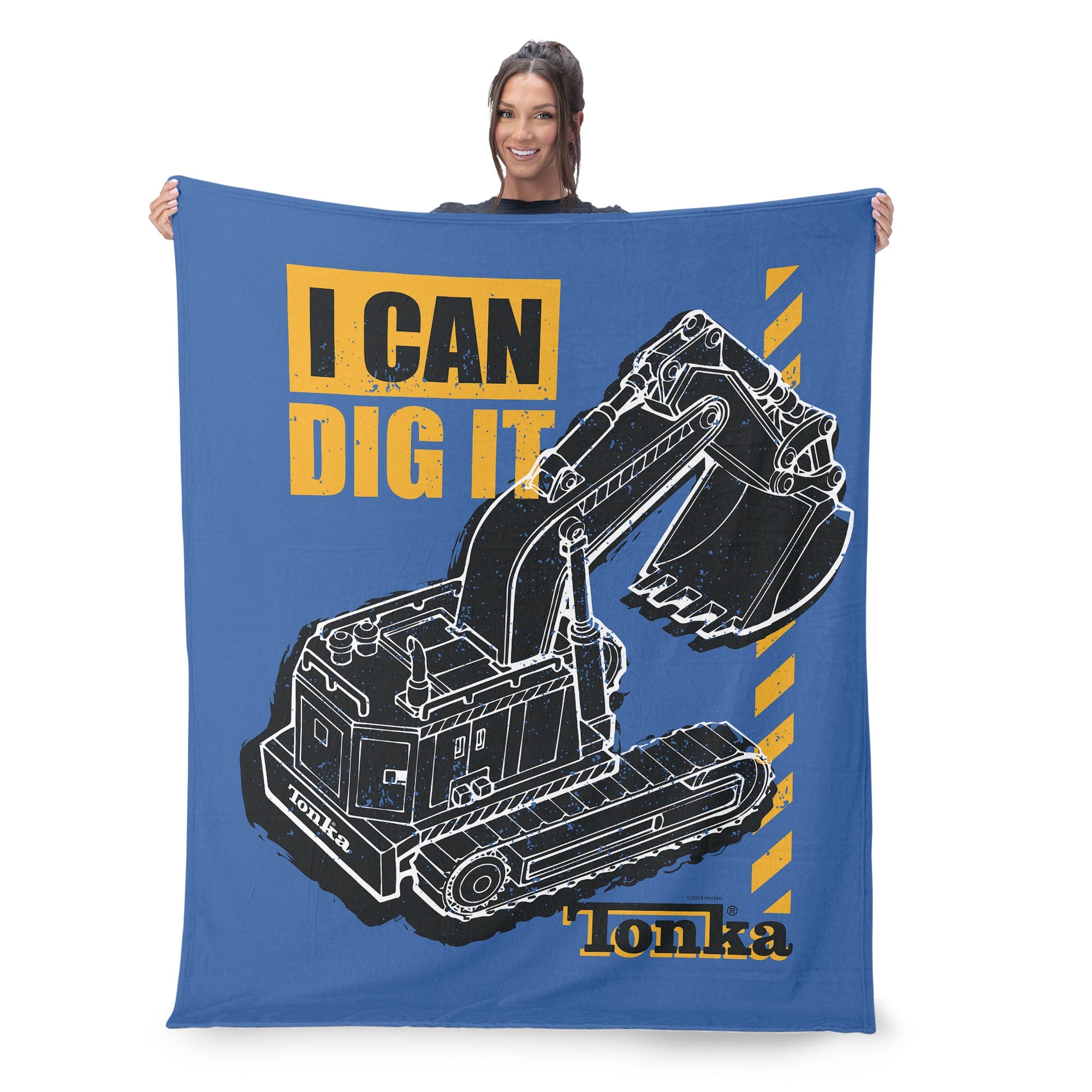 Tonka Hasbro I Can Dig It Silk Touch Throw Blanket 50X60 Inches