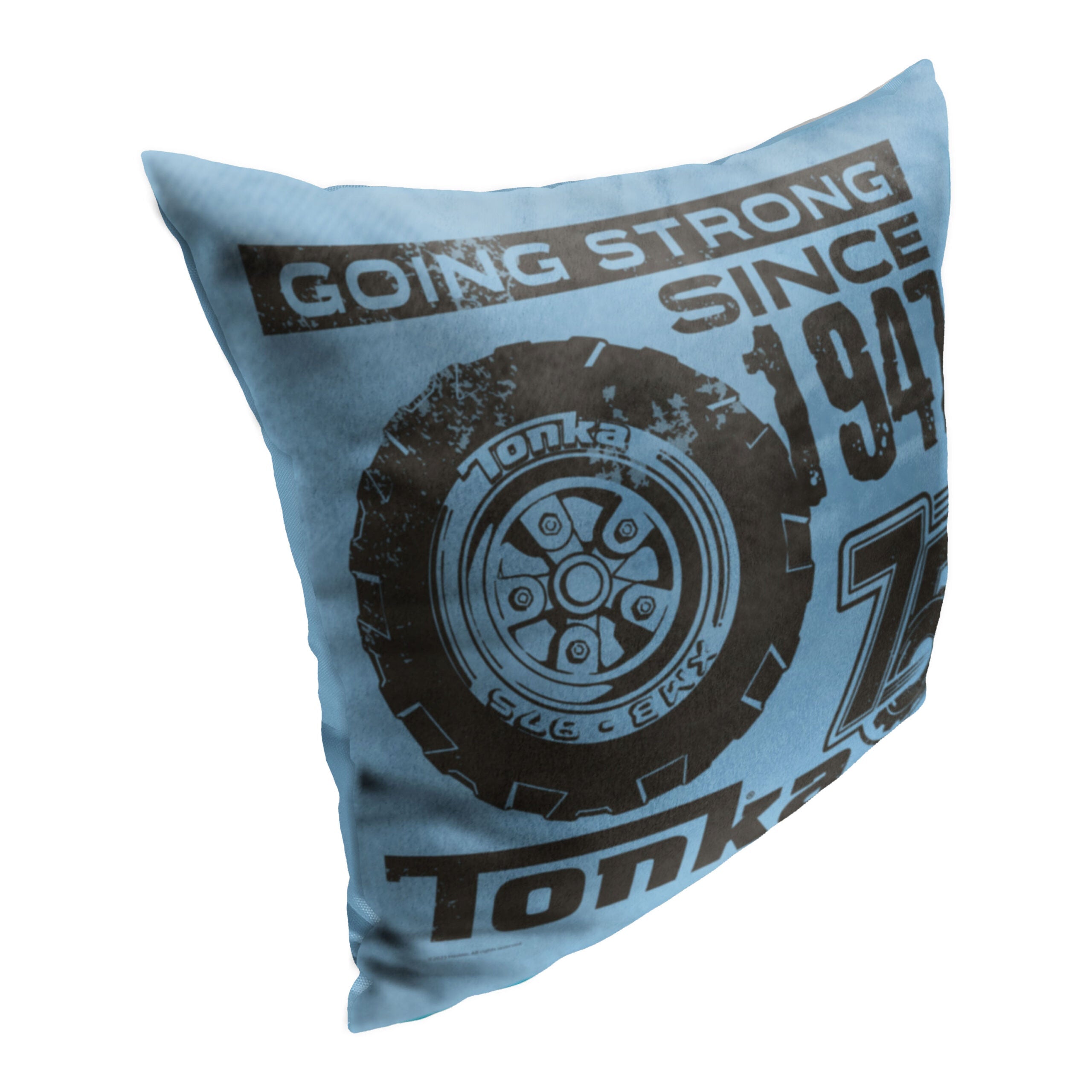 Hasbro Tonka Going Strong Since Throw Pillow 18x18 Inches