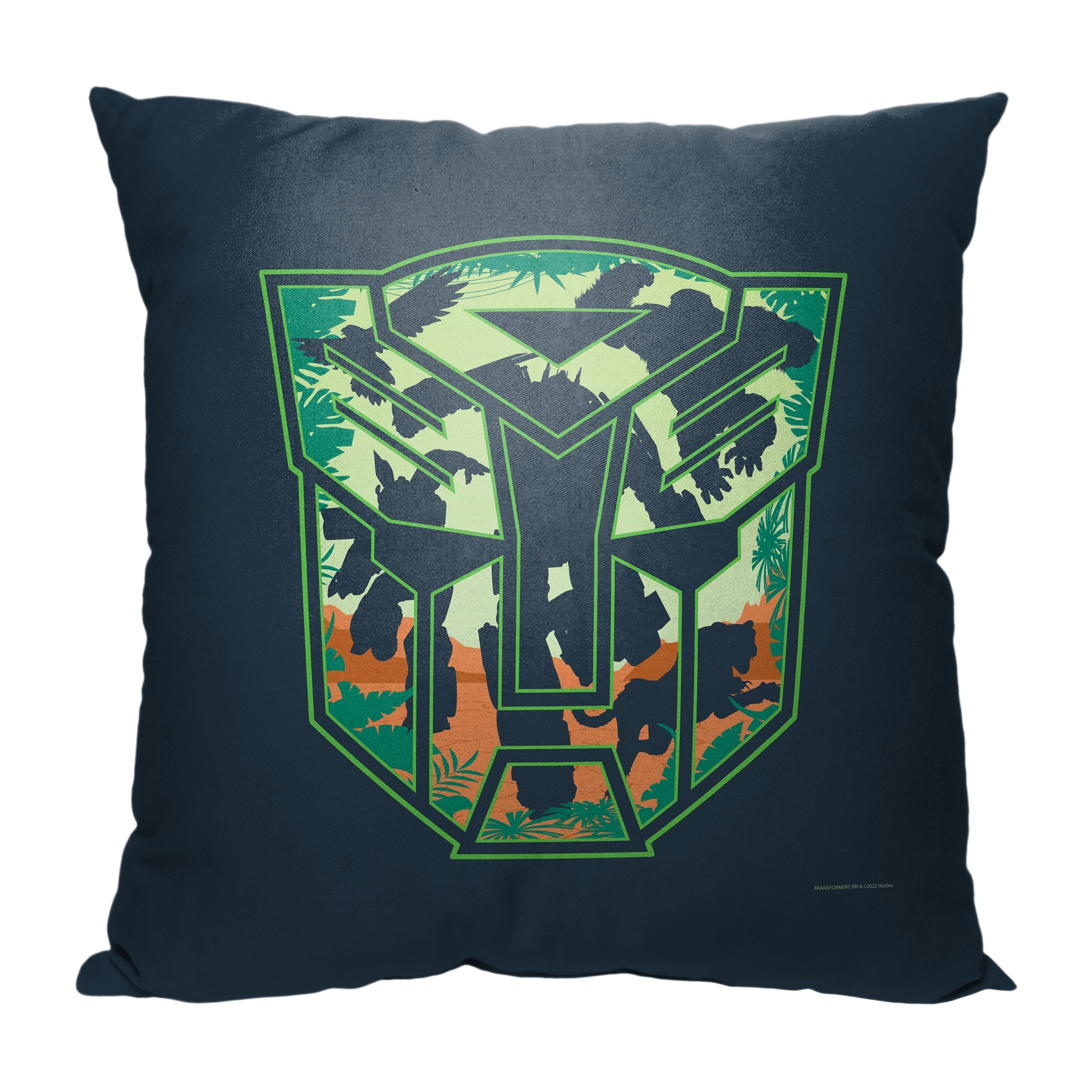Hasbro Transformers: Rise Of The Beasts Roll Out Throw Pillow 18x18 Inches