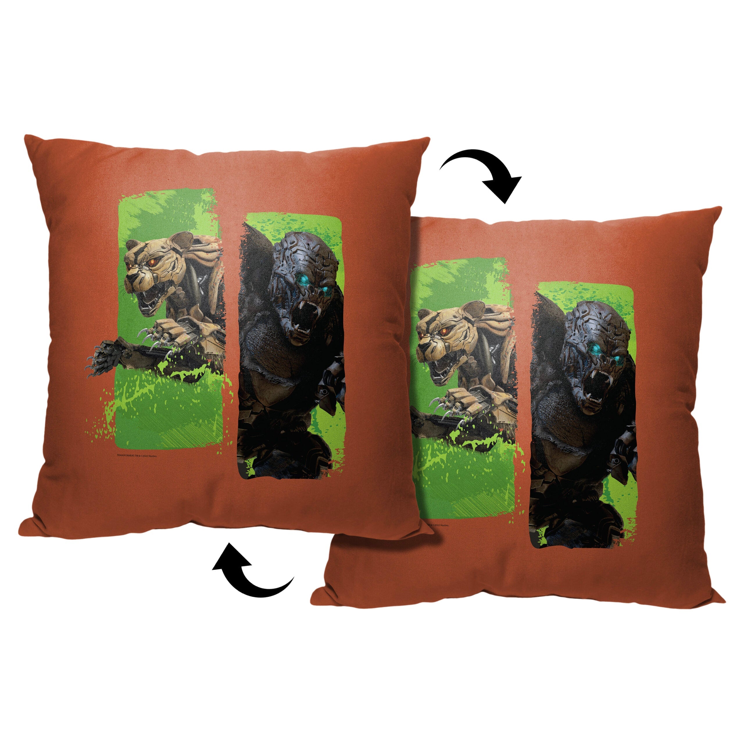 Hasbro Transformers: Rise Of The Beasts Maximals Throw Pillow 18x18 Inches