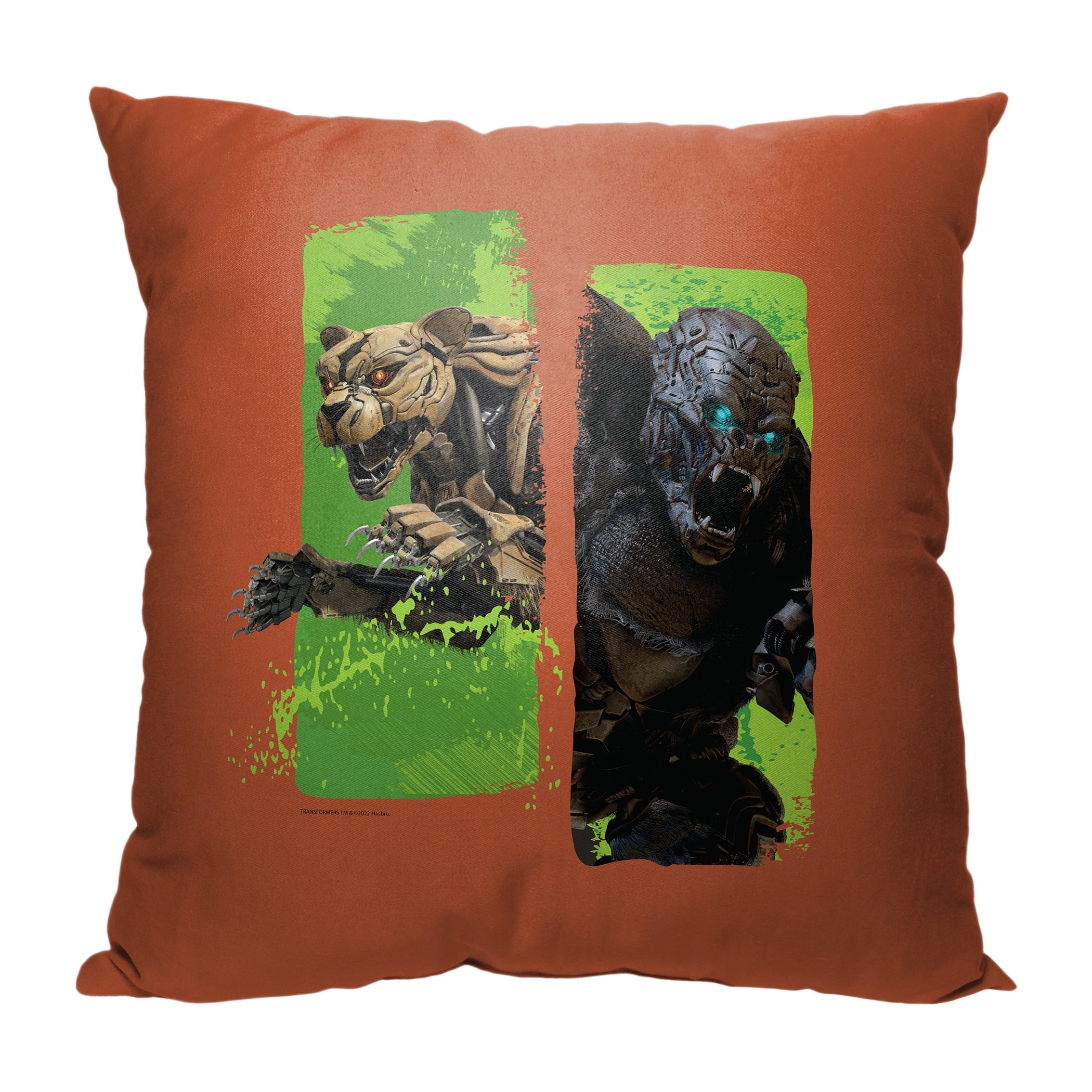 Hasbro Transformers: Rise Of The Beasts Maximals Throw Pillow 18x18 Inches