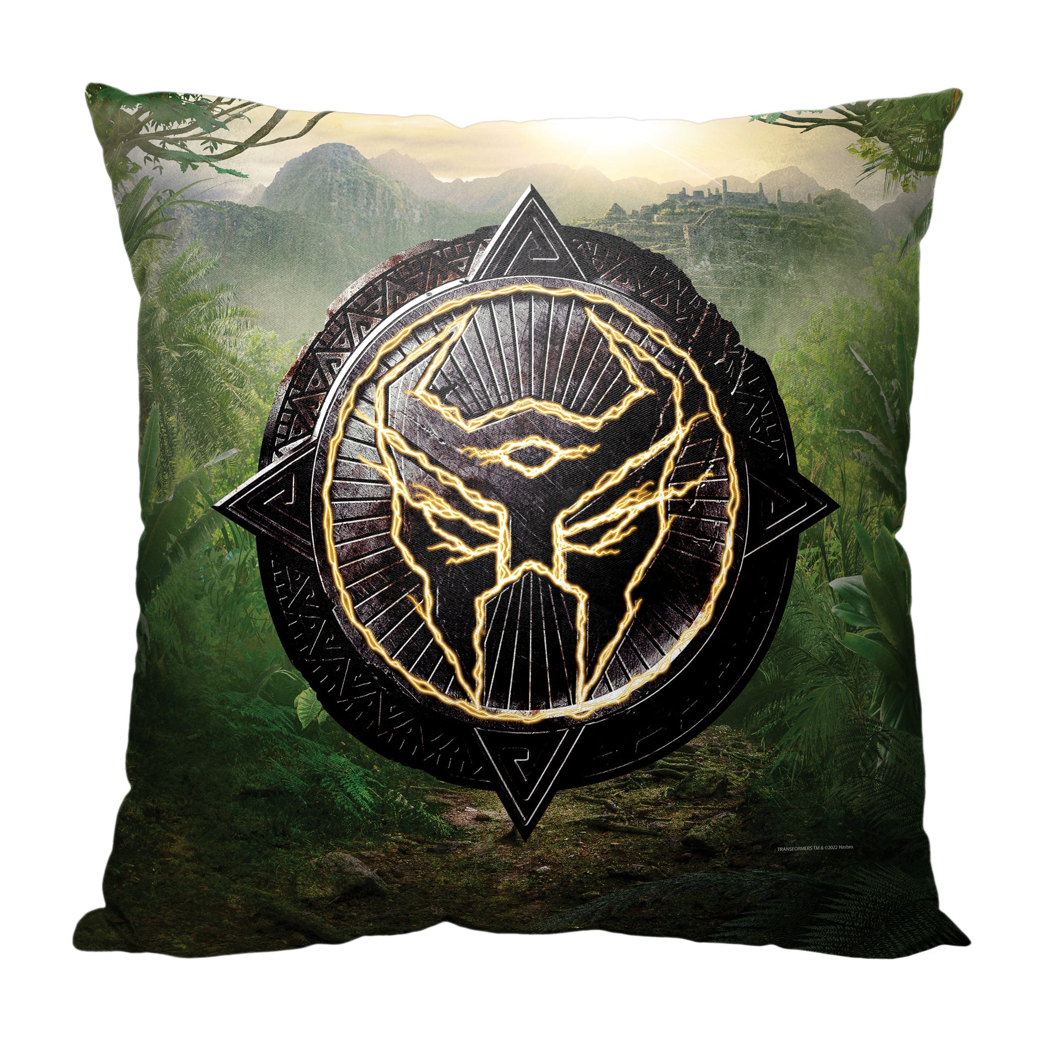 Hasbro Transformers: Rise Of The Beasts Terrorcon Shield Throw Pillow 18x18 Inches