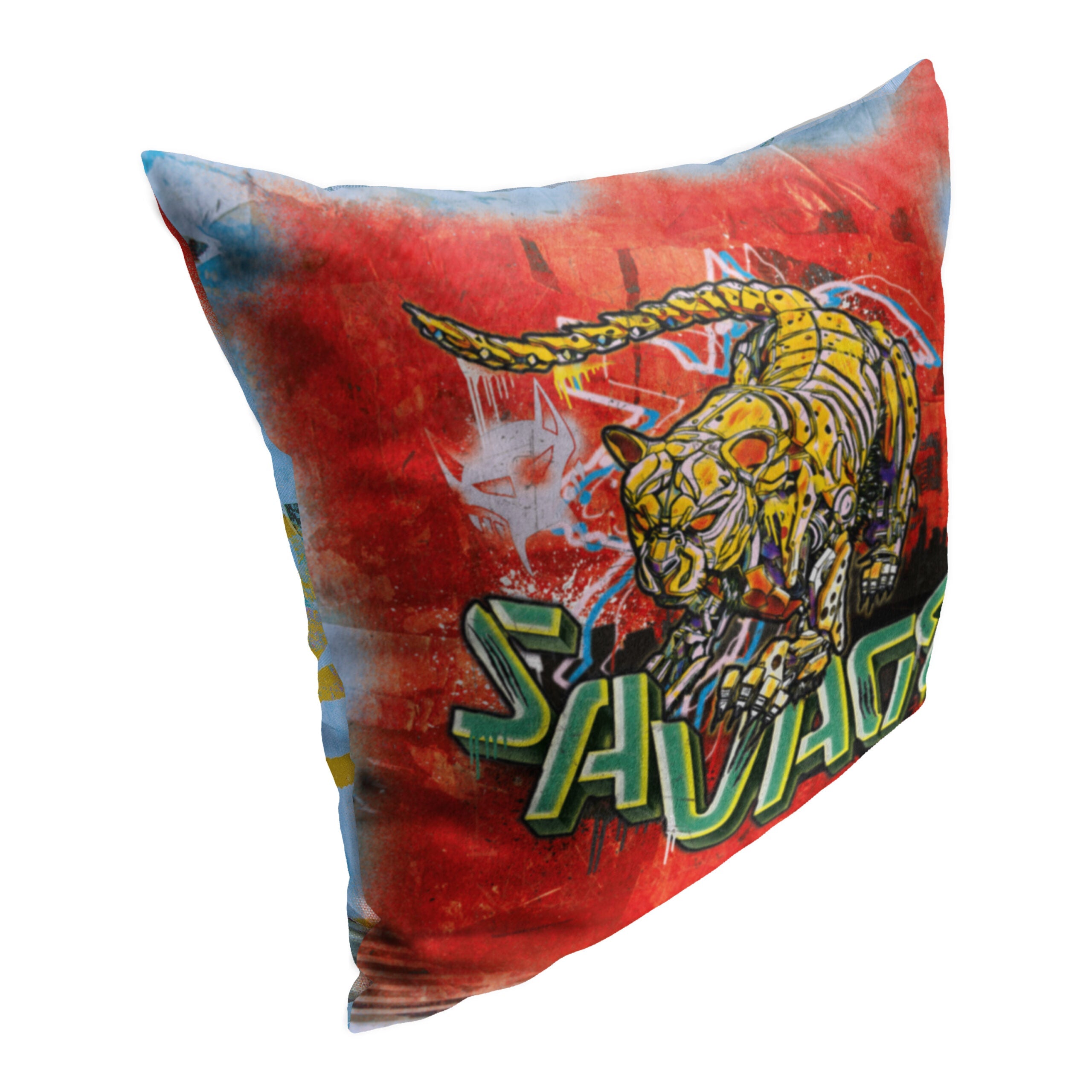 Hasbro Transformers: Rise Of The Beasts Savage Throw Pillow 18x18 Inches
