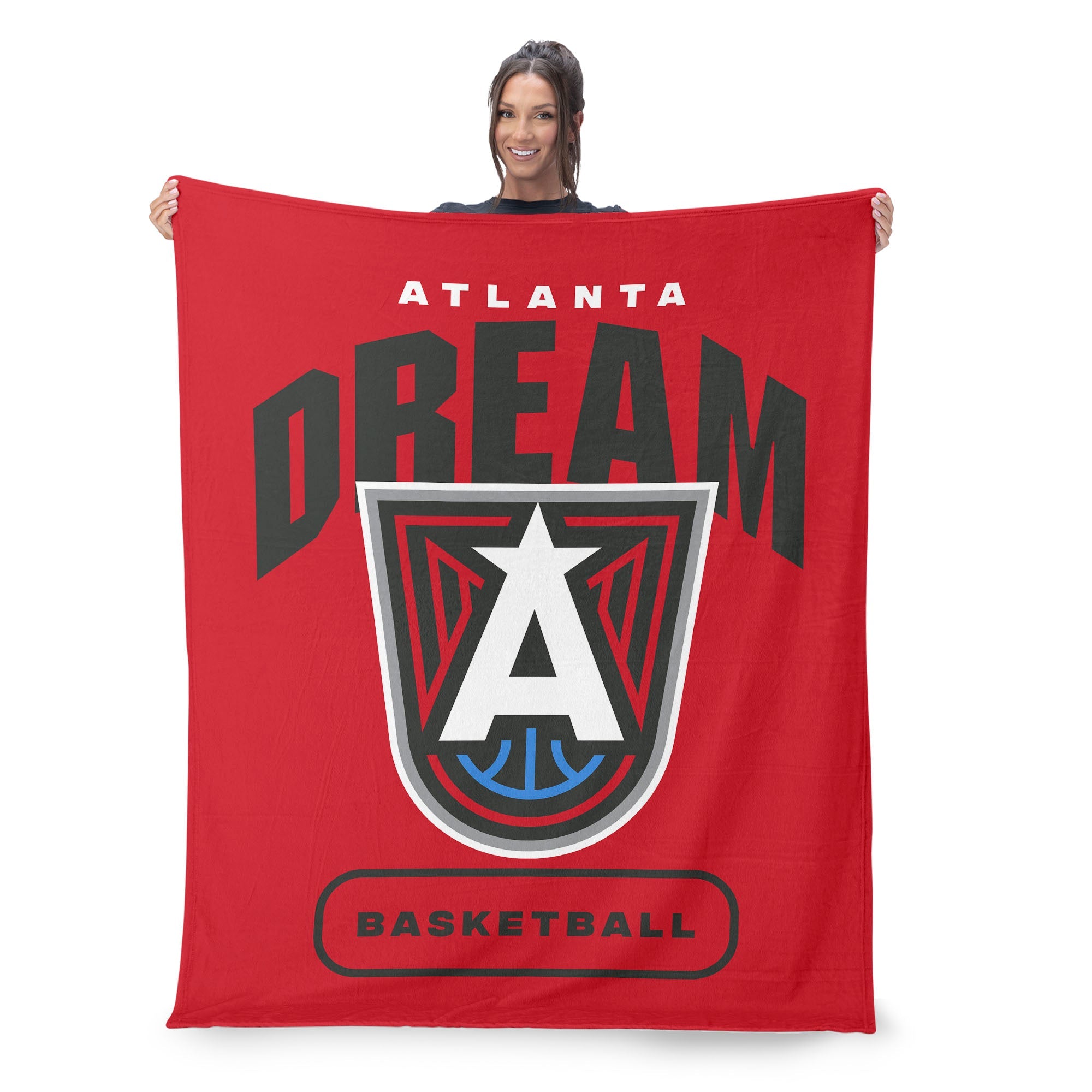 Atlanta Dream WNBA High Block Silk Touch Throw Blanket 50 x 60 inches