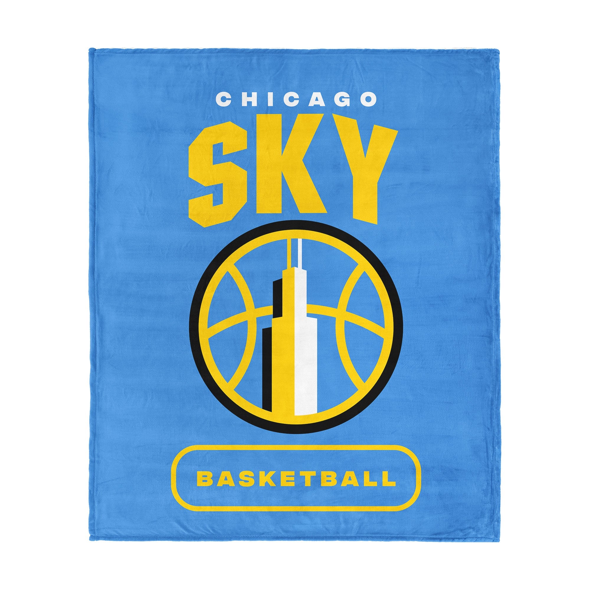Chicago Sky WNBA High Block Silk Touch Throw Blanket 50 x 60 inches