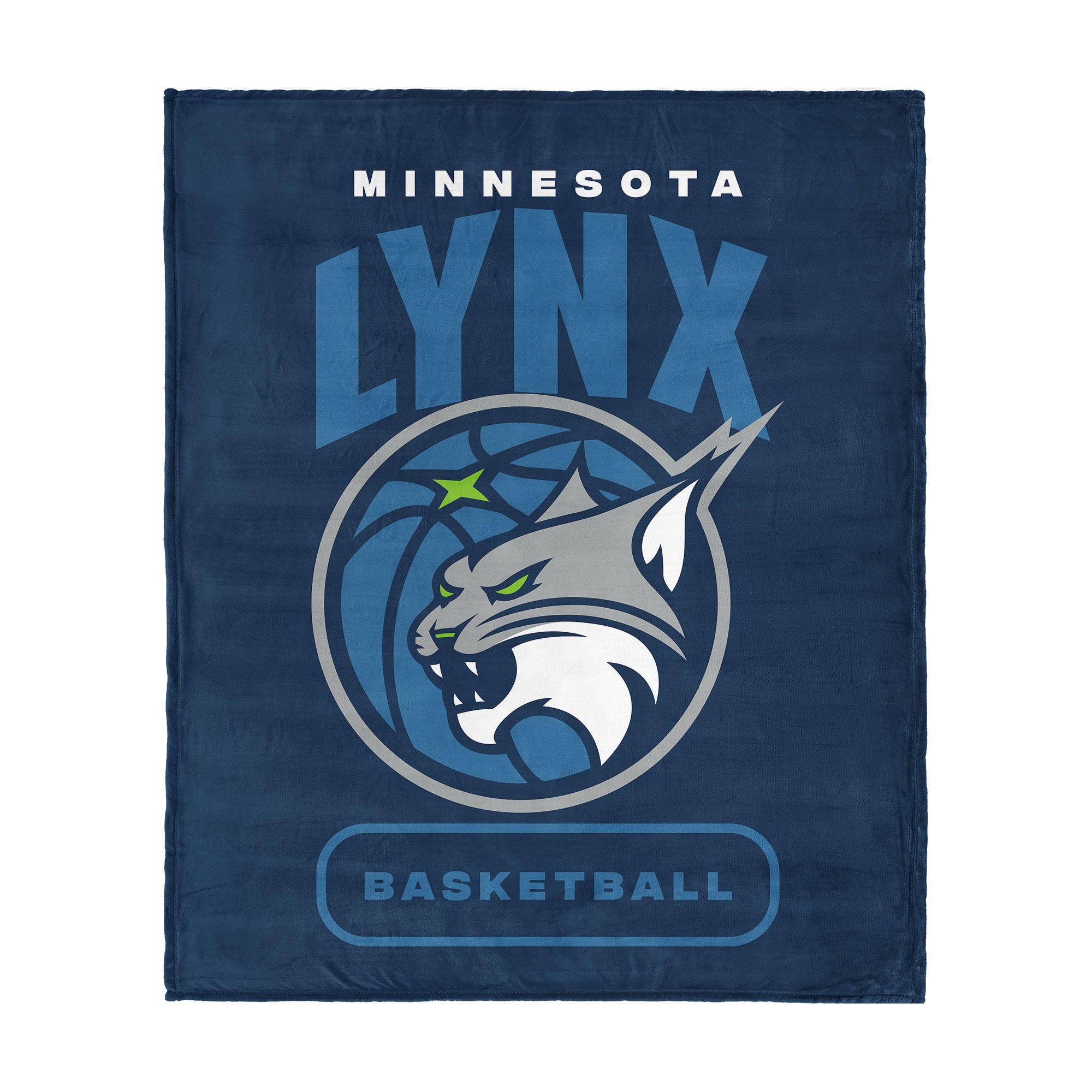 Minnesota Lynx WNBA High Block Silk Touch Throw Blanket 50 x 60 inches