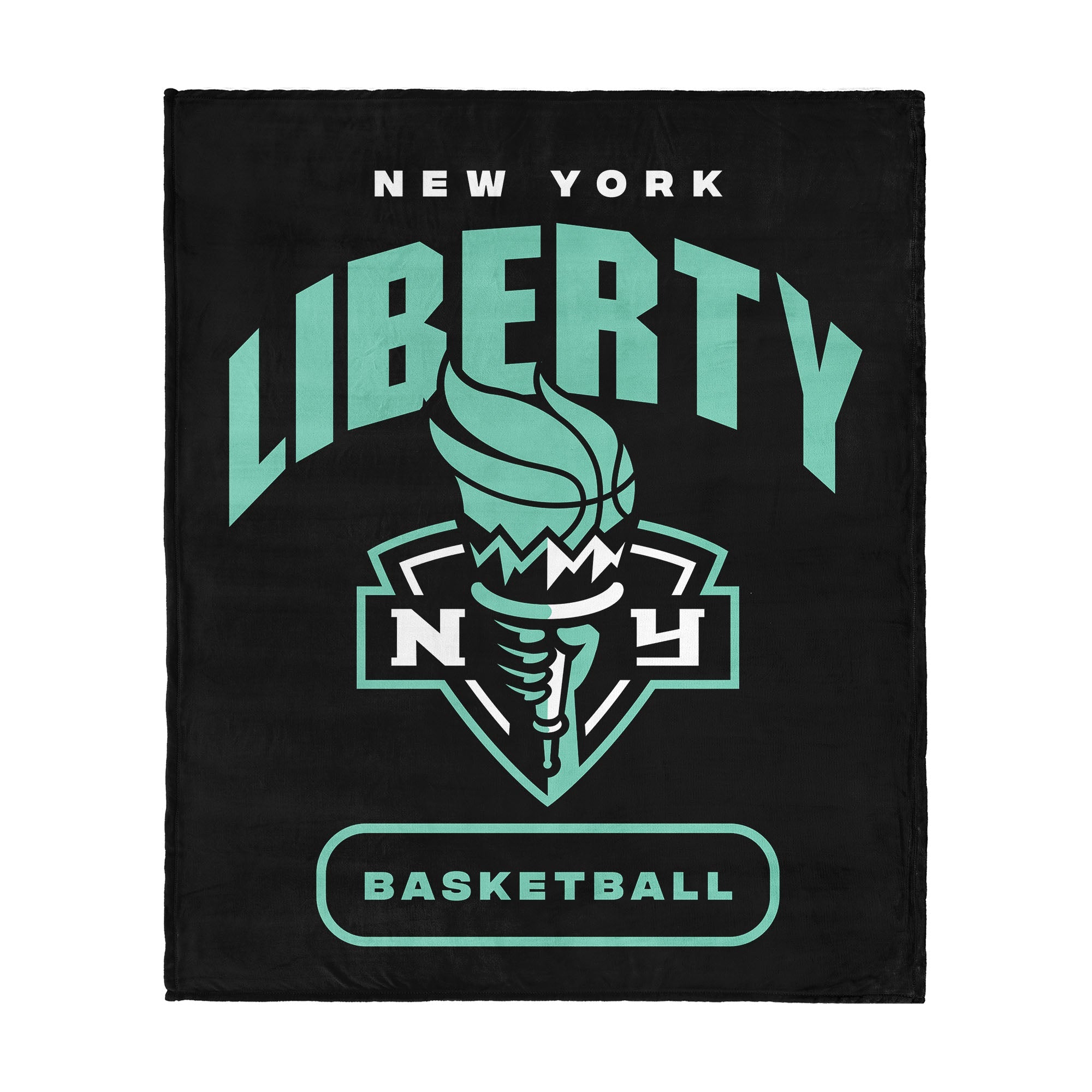 New York Liberty WNBA High Block Silk Touch Throw Blanket 50 x 60 inches