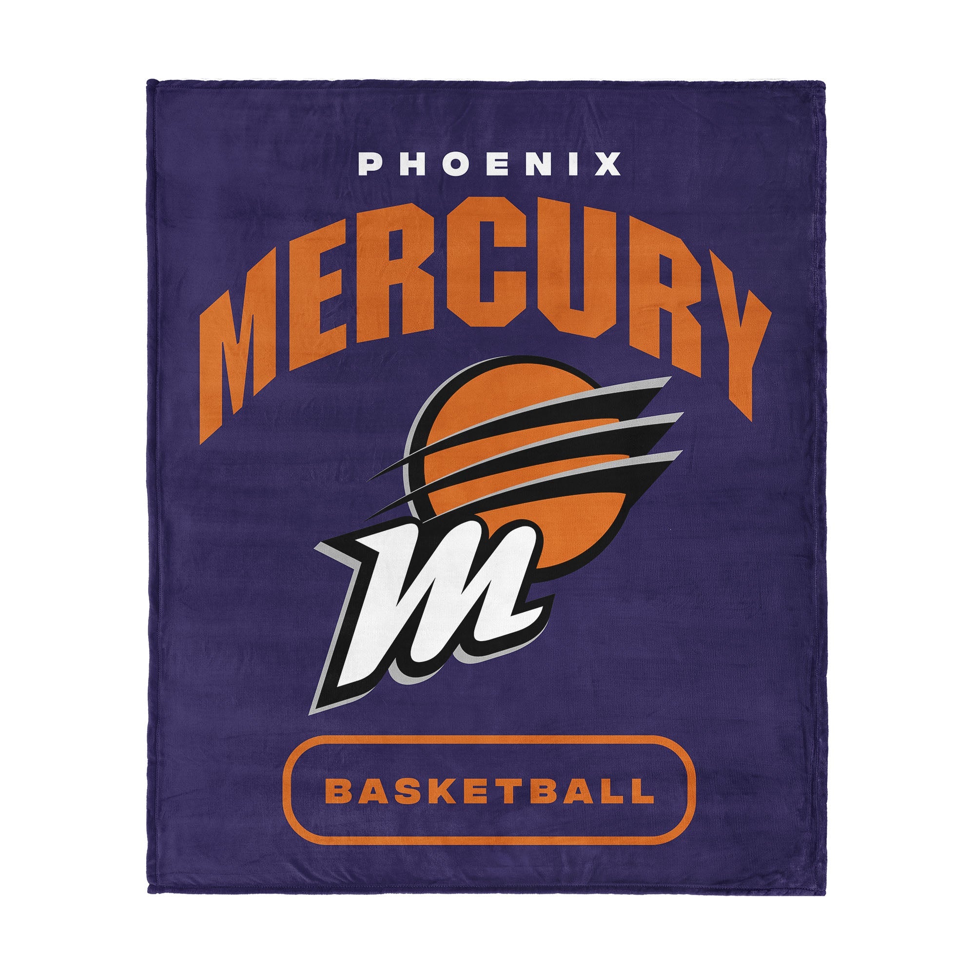 Phoenix Mercury WNBA High Block Silk Touch Throw Blanket 50 x 60 inches