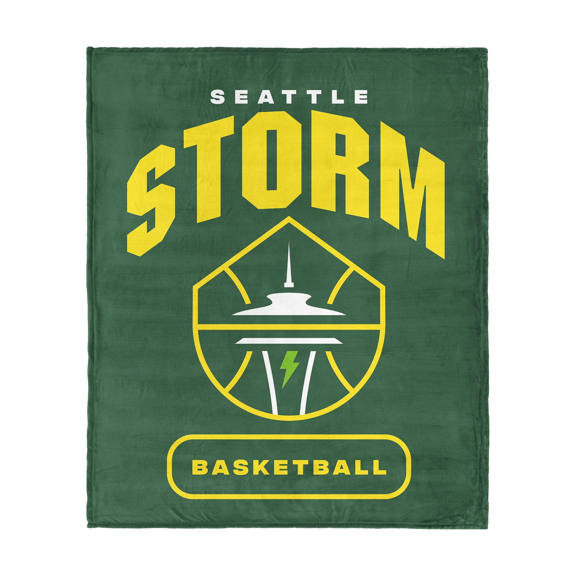 Seattle Storm WNBA High Block Silk Touch Throw Blanket 50 x 60 inches