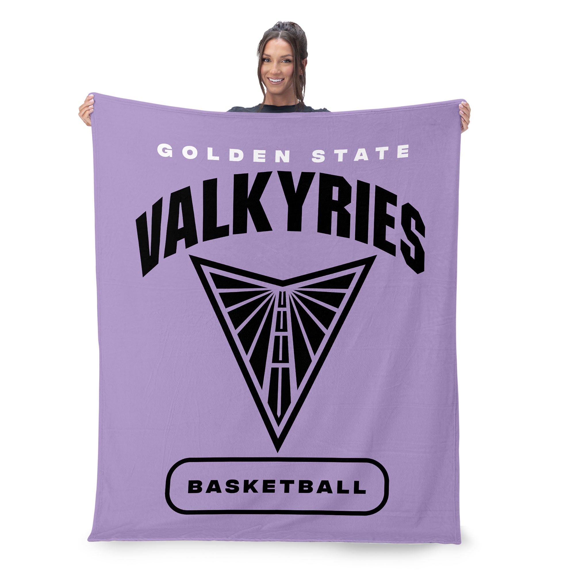 Golden State Valkyries WNBA High Block Silk Touch Throw Blanket 50 x 60 inches