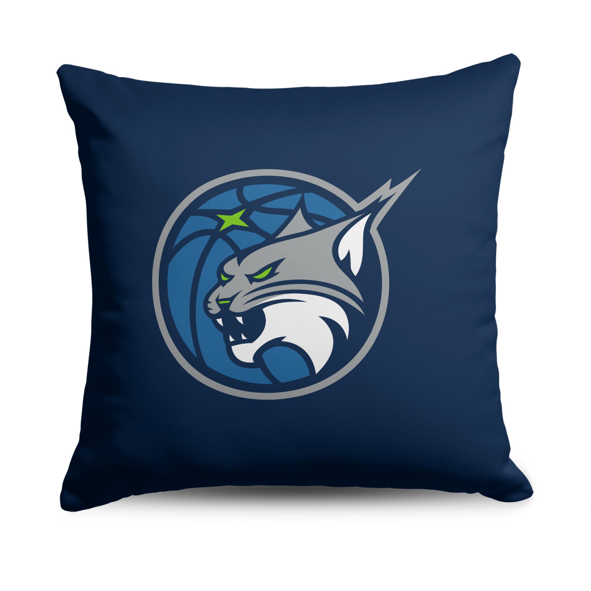 Minnesota Lynx WNBA Double Down Throw Pillow 18 x 18 inches