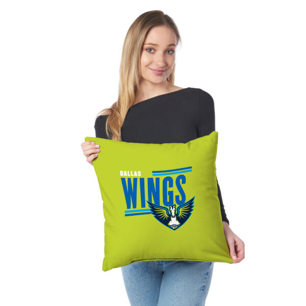 Dallas Wings WNBA Double Down Throw Pillow 18 x 18 inches