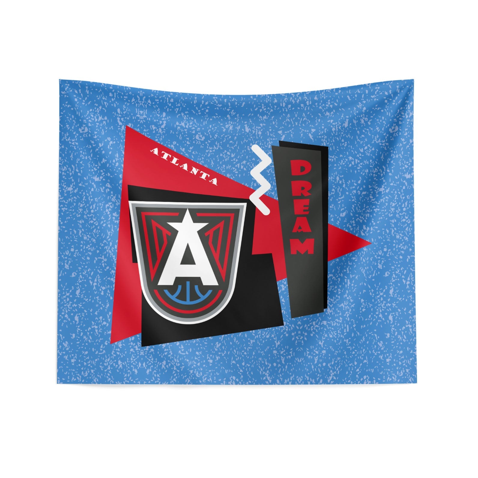 Atlanta Dream WNBA Funky Fresh Printed Wall Hanging 34 x 40 inches
