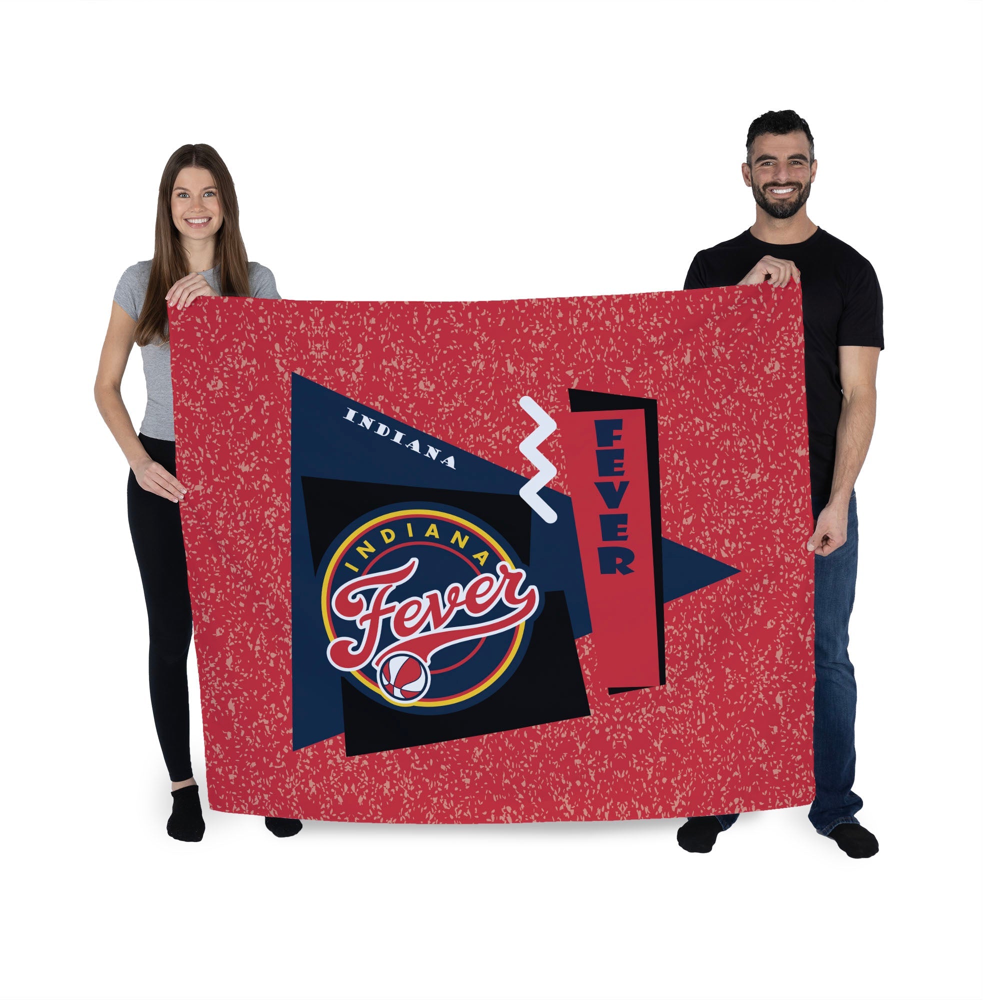 Indiana Fever WNBA Funky Fresh Printed Wall Hanging 34 x 40 inches