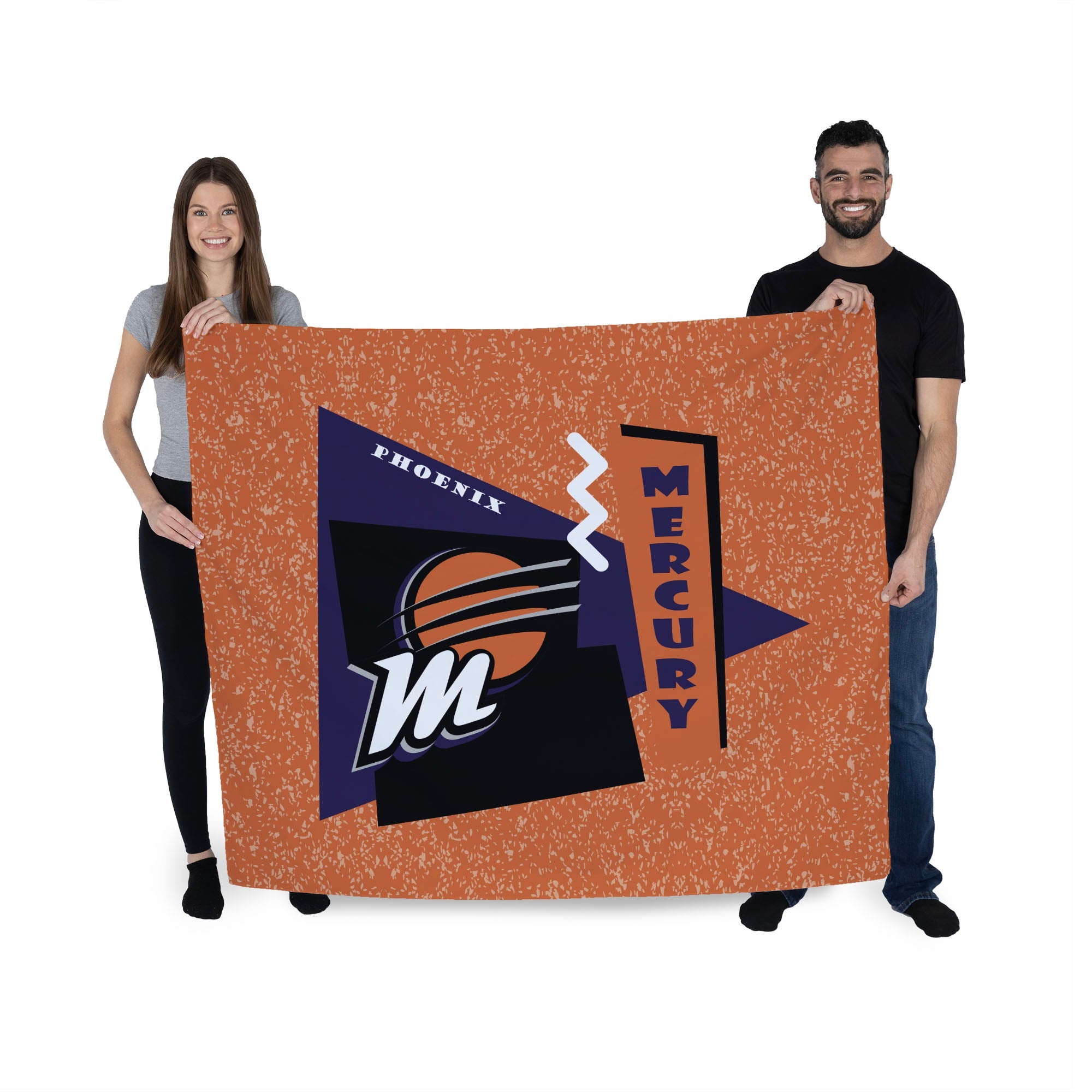Phoenix Mercury WNBA Funky Fresh Printed Wall Hanging 34 x 40 inches