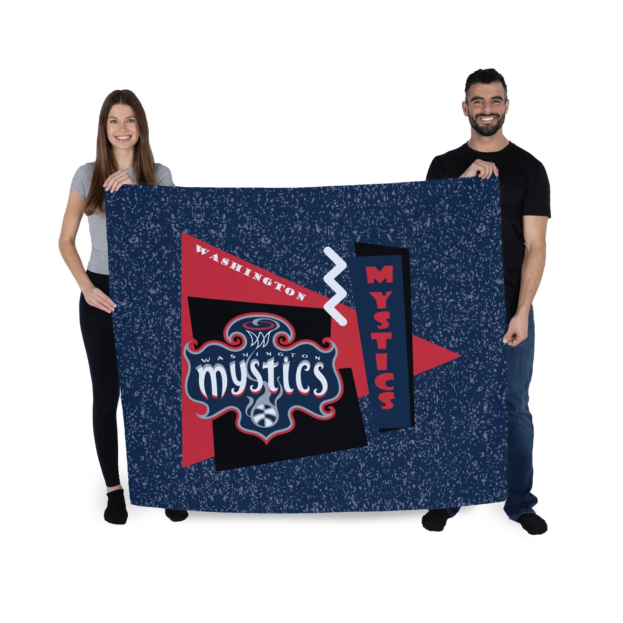 Washington Mystics WNBA Funky Fresh Printed Wall Hanging 34 x 40 inches