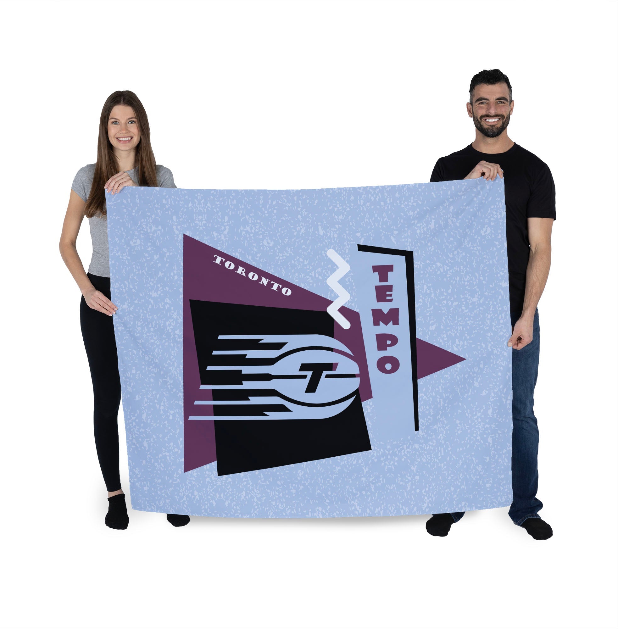 Toronto Tempo WNBA Funky Fresh Printed Wall Hanging 34 x 40 inches