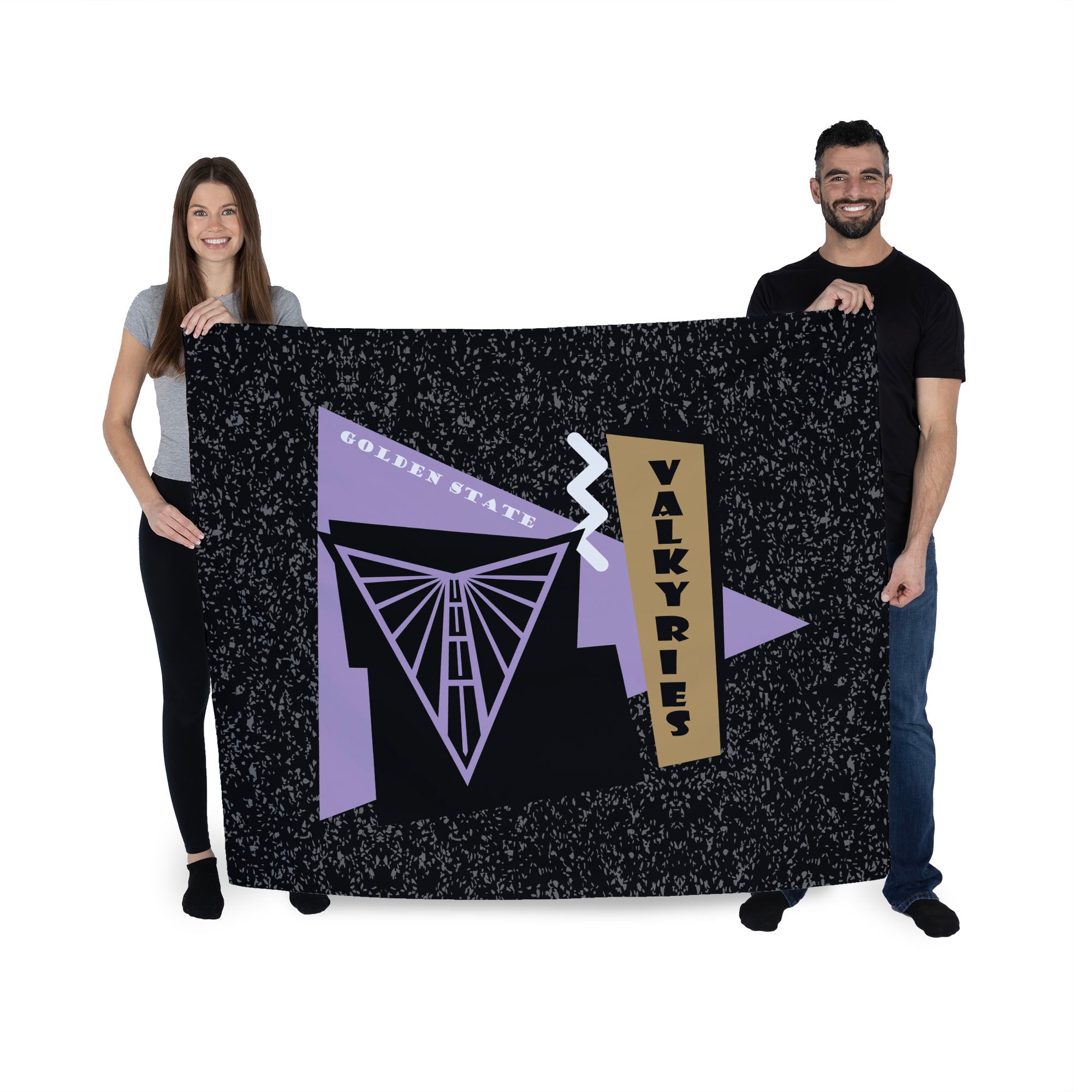 Golden State Valkyries WNBA Funky Fresh Printed Wall Hanging 34 x 40 inches