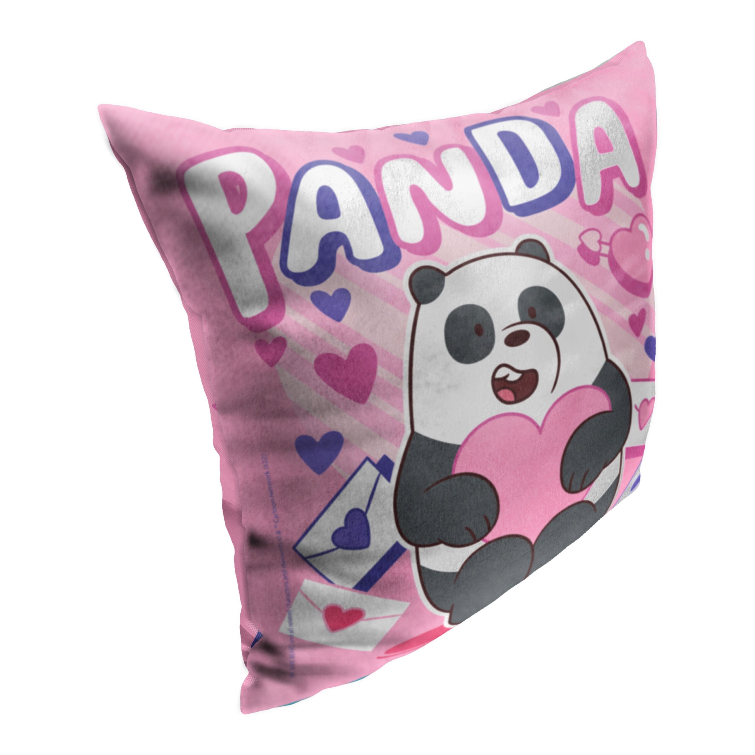 Cartoon Network We Bare Bears Panda Throw Pillow 18x18 Inches