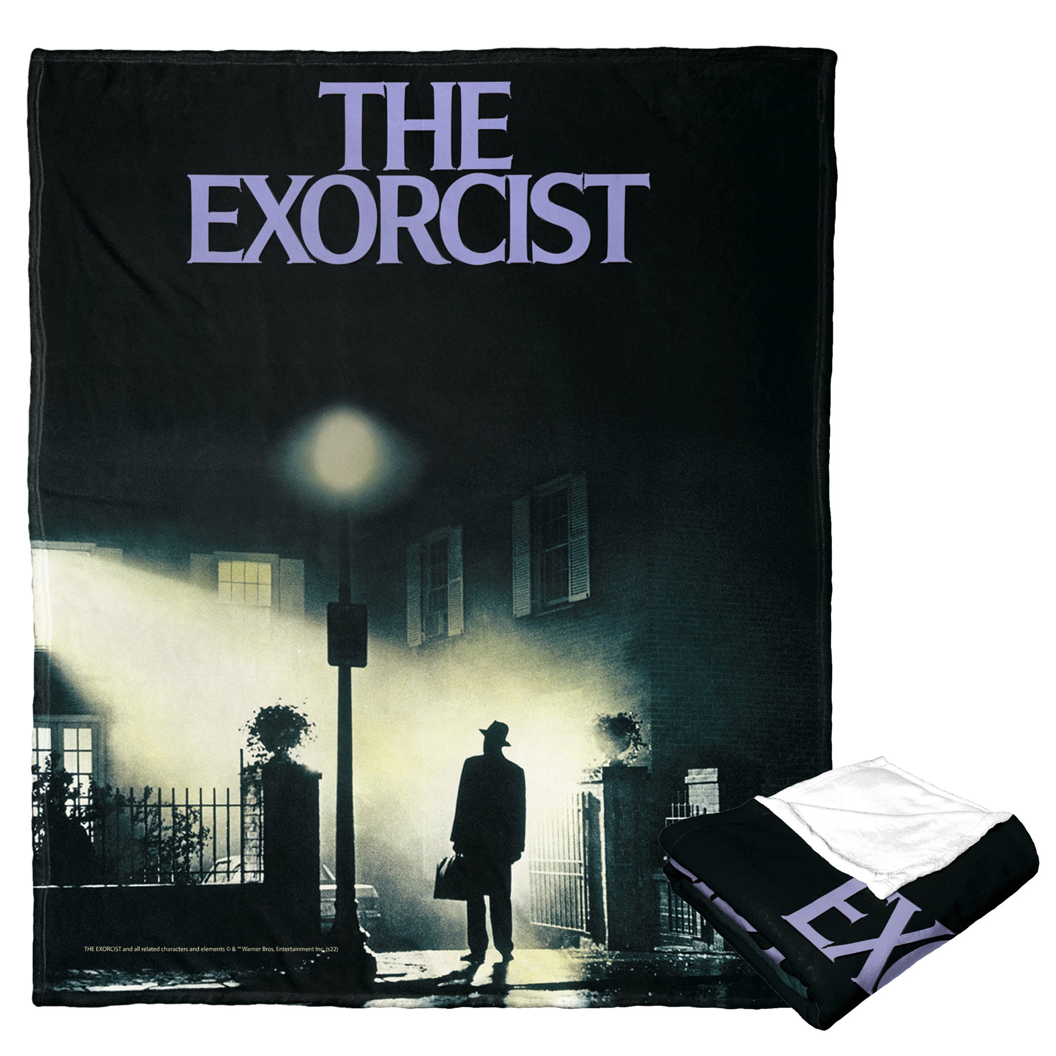 Warner Bros. The Exorcist Poster Silk Touch Throw Blanket 50x60 Inches