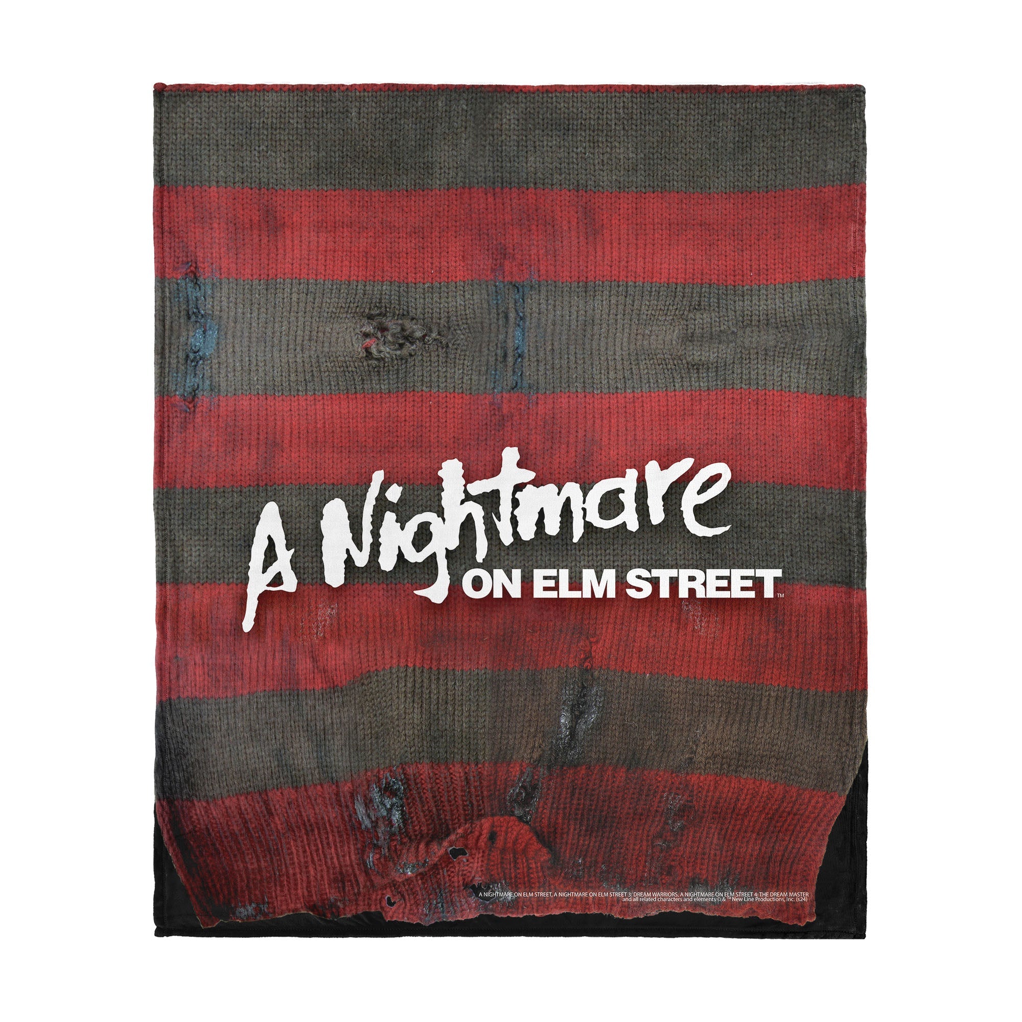 Warner Bros. Nightmare on Elm Street Sweater Silk Touch Throw Blanket 50X60 Inches
