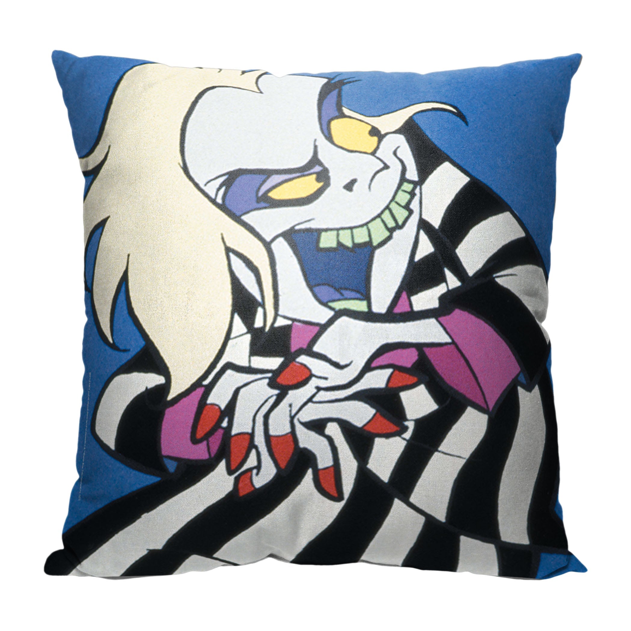 Warner Bros. Beetlejuice Animated Scheming Beetle Throw Pillow 18x18 Inches