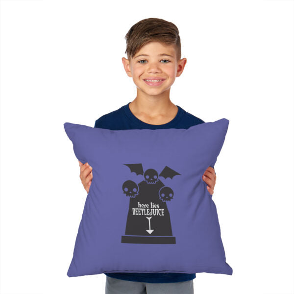 Warner Bros. Beetlejuice Here Lies Beetlejuice Throw Pillow 18X18 Inches