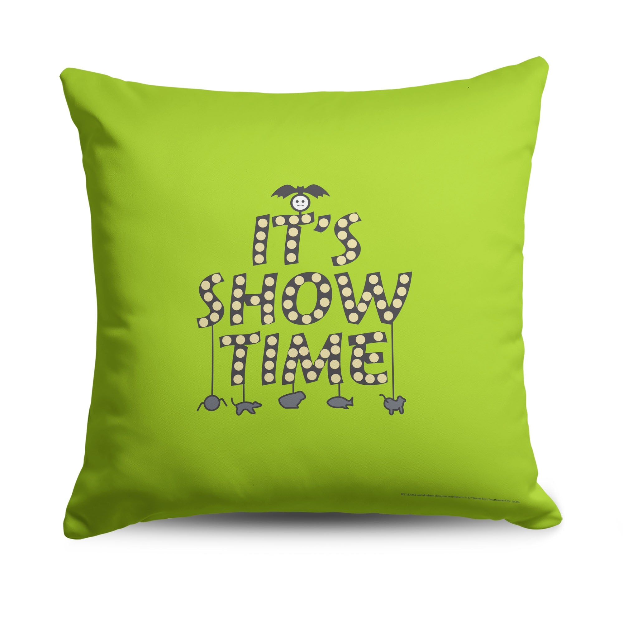 Warner Bros. Beetlejuice It¡¯s Showtime Throw Pillow 18X18 Inches