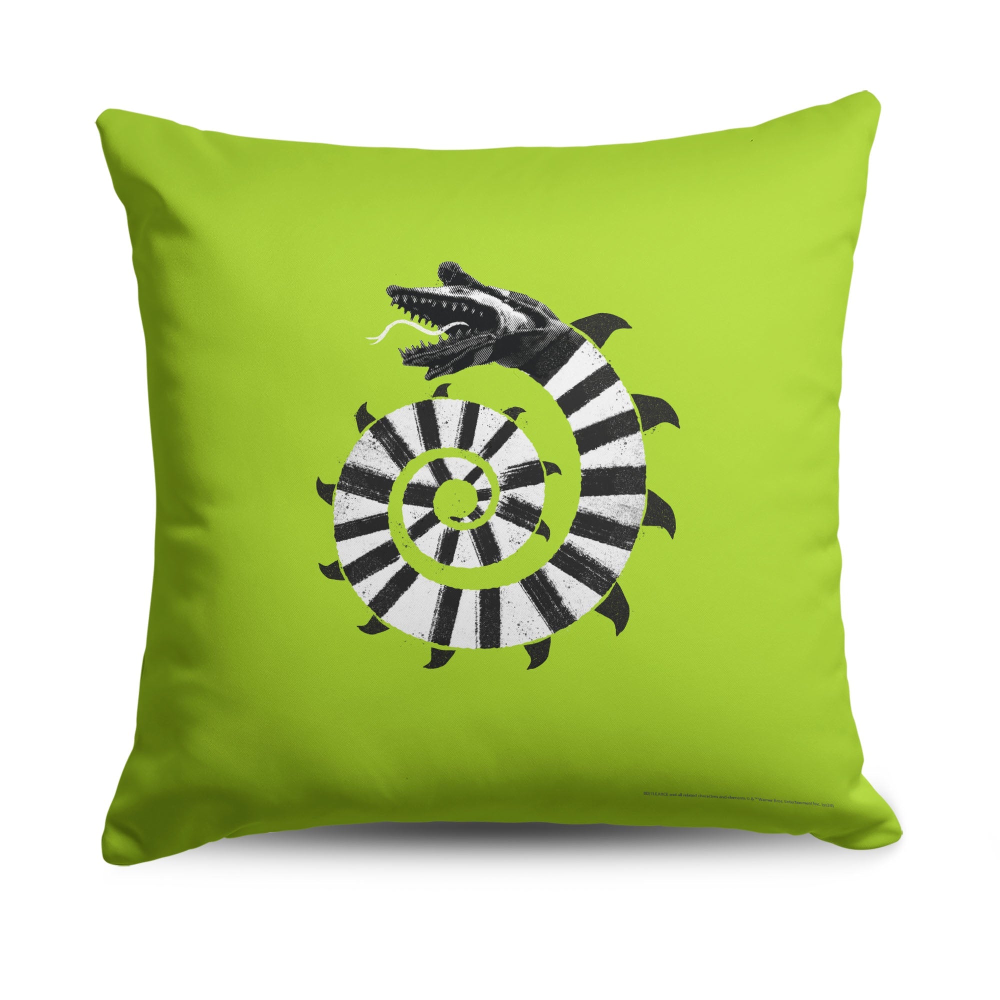 Warner Bros. Beetlejuice Mind The Sandworms Throw Pillow 18X18 Inches
