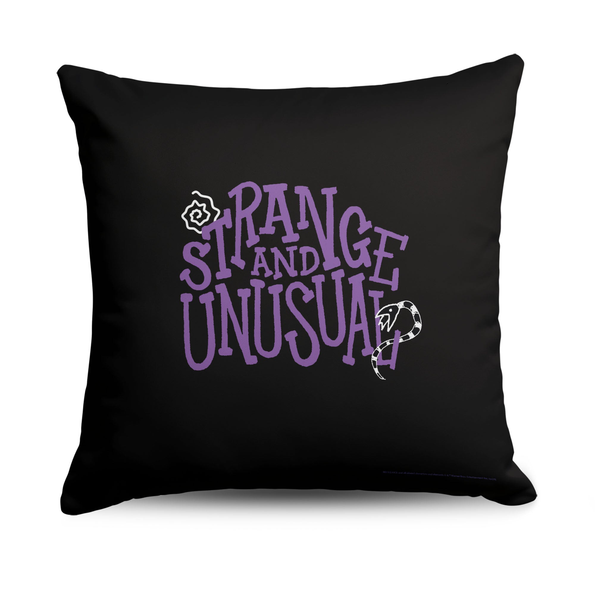 Warner Bros. Beetlejuice Strange And Unusual Throw Pillow 18X18 Inches