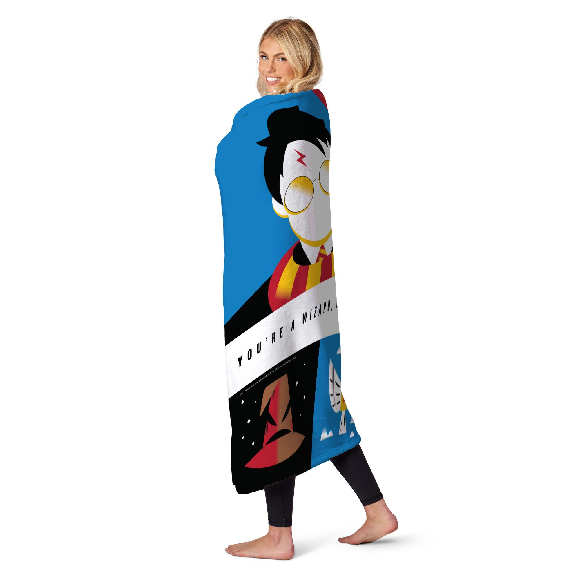 Warner Bros. WB 100 You're a Wizard Silk Touch Throw Blanket 50x60 Inches