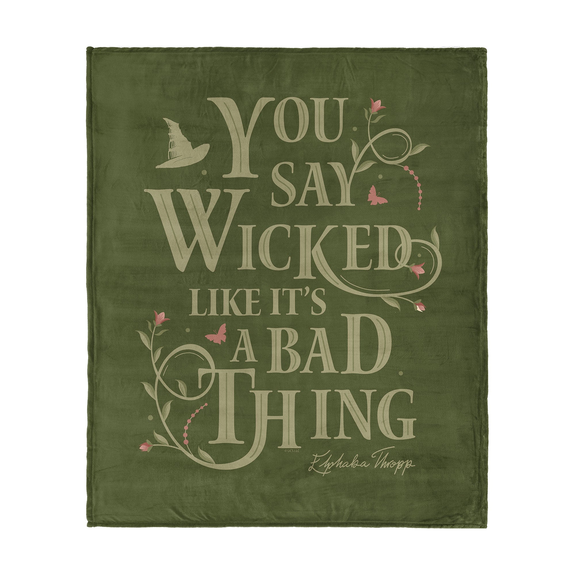 Wicked Say Wicked Silk Touch Throw Blanket 50x60 inches