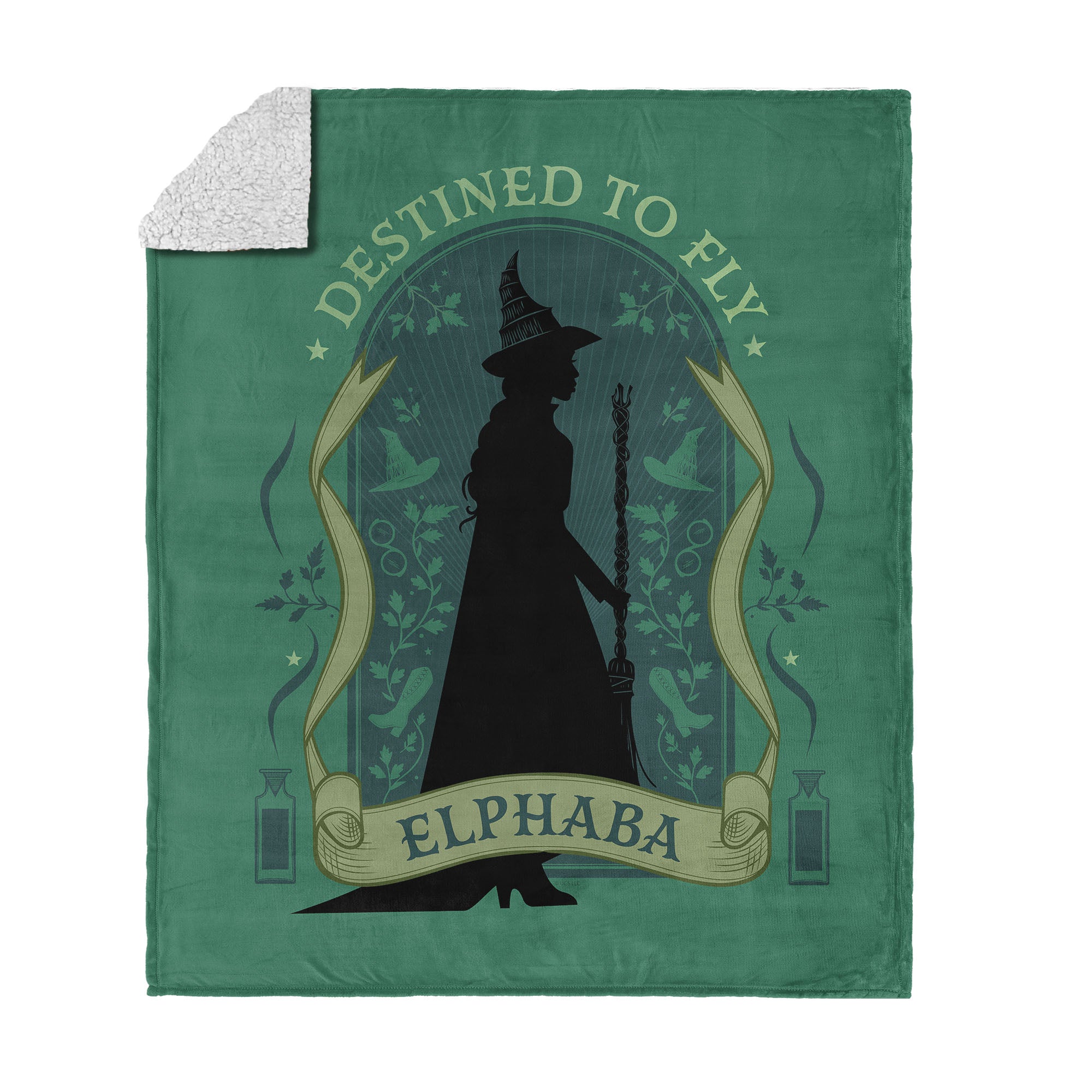 Wicked Destined to Fly Silk Touch Sherpa Throw Blanket 50¡Á60 inches