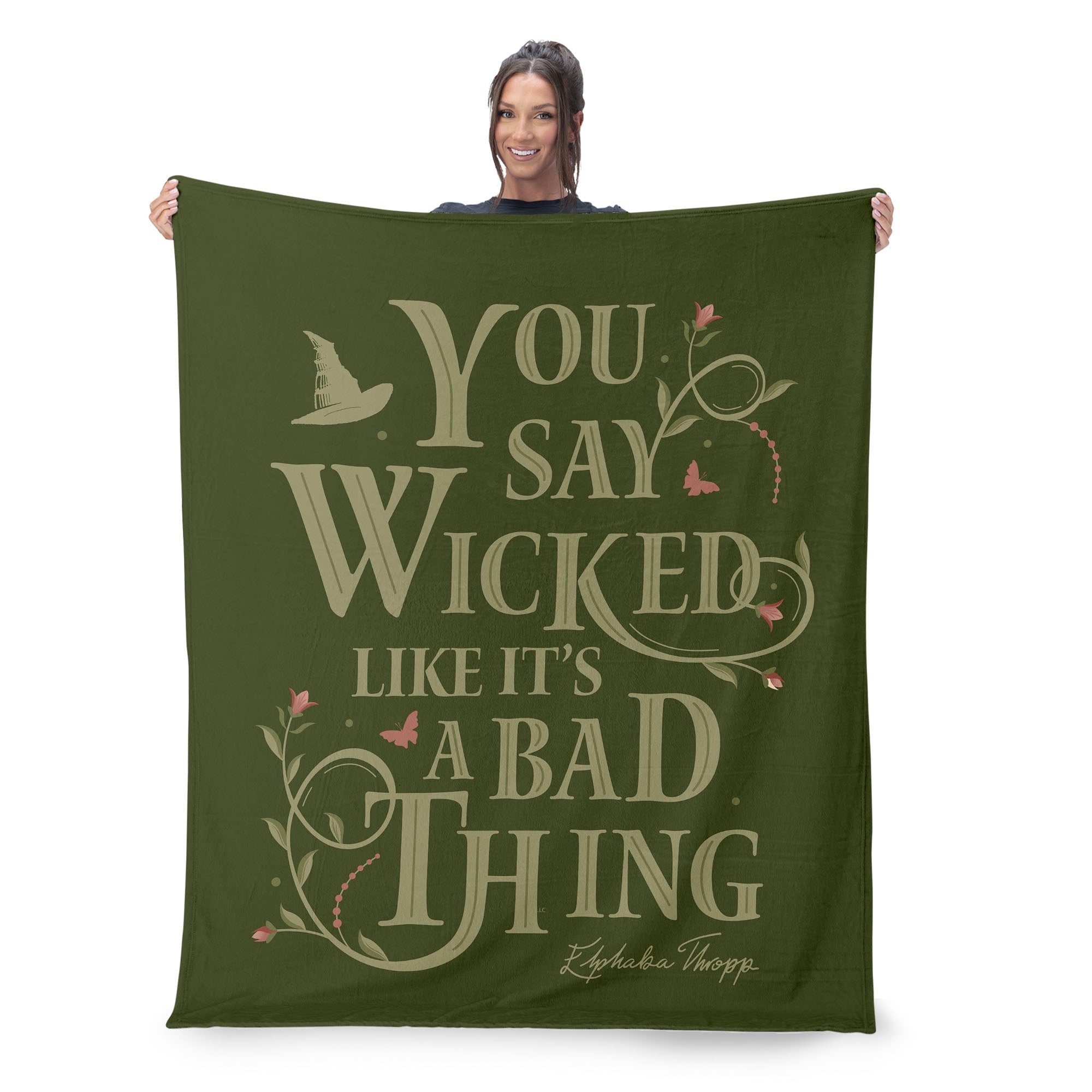 Wicked Say Wicked Silk Touch Throw Blanket 60x80 inches