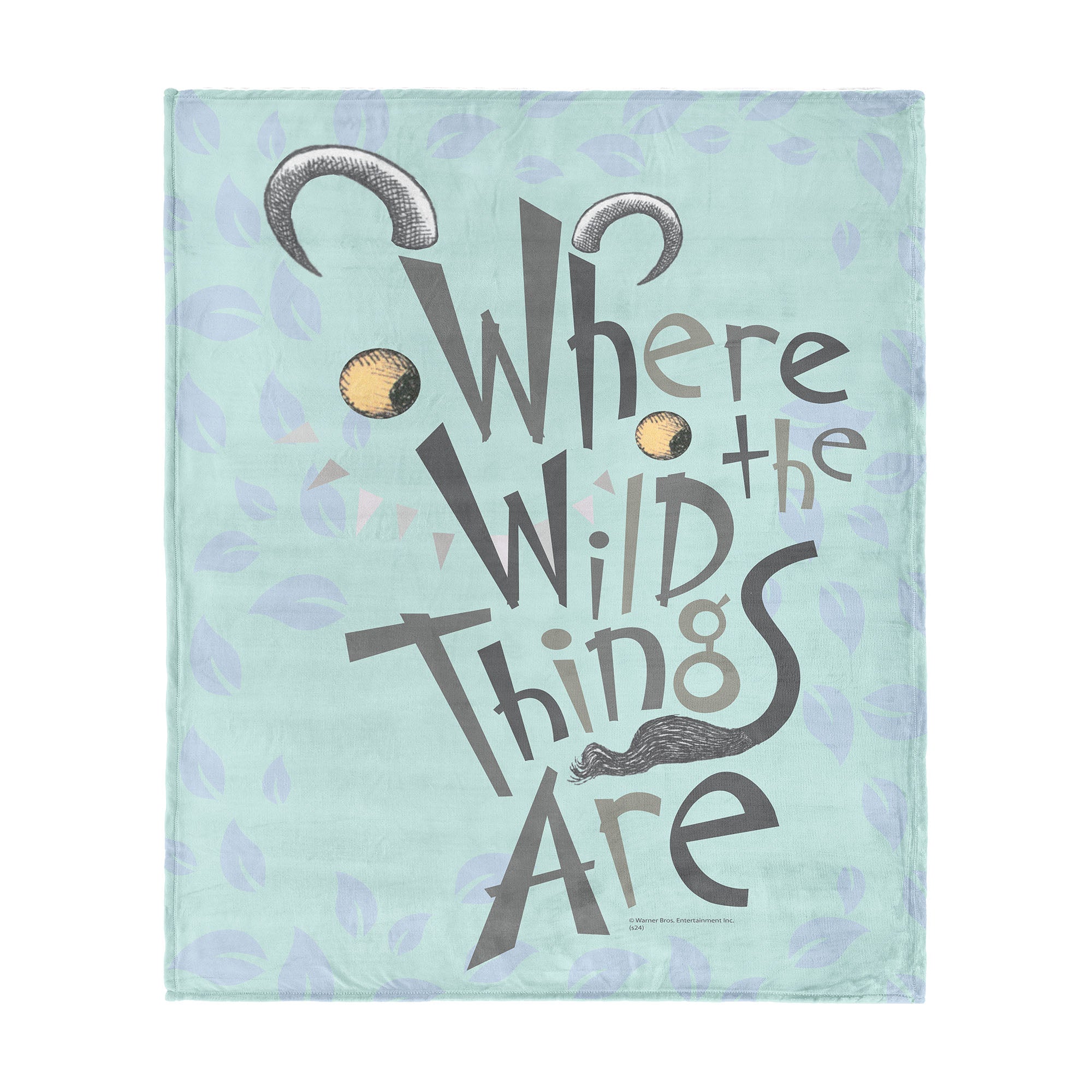 Warner Bros. Where the Wild Things Are In the Leaves Silk Touch Throw Blanket 50x60 Inches