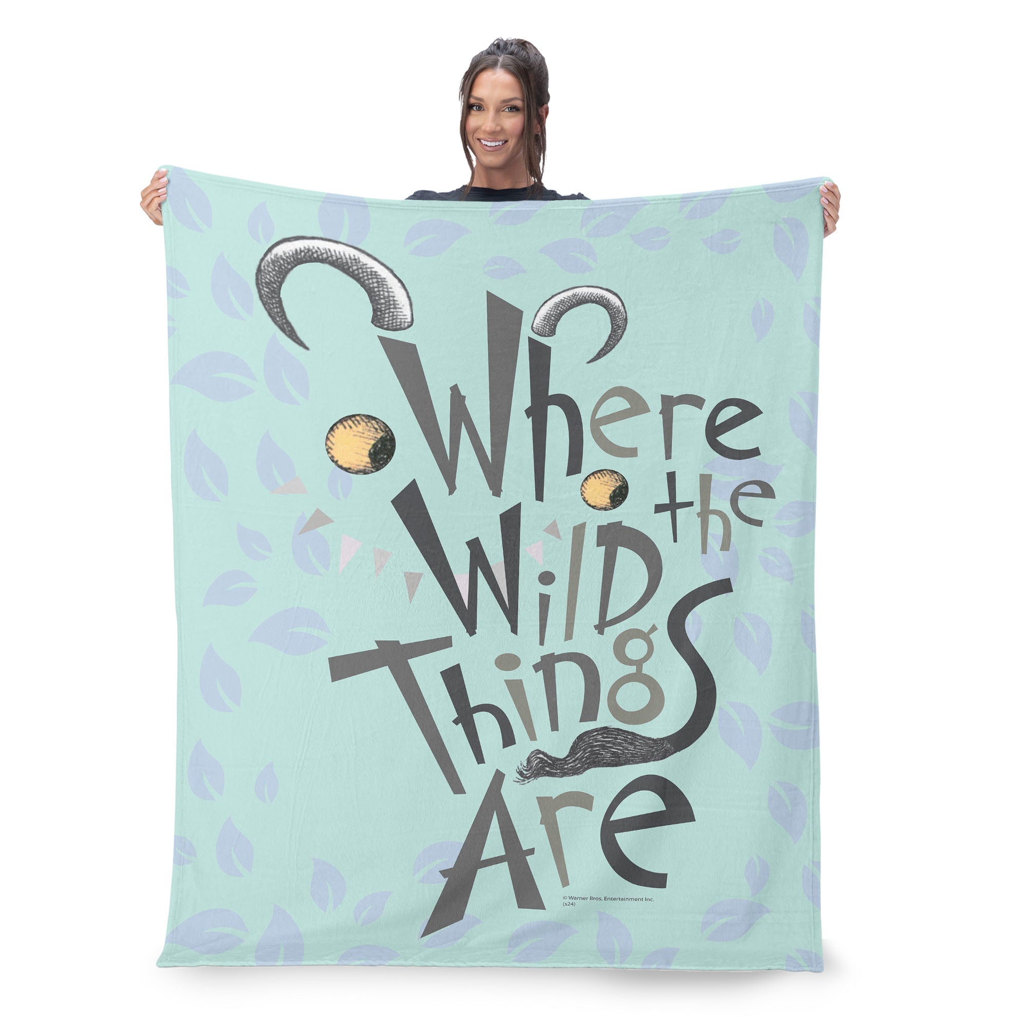 Warner Bros. Where the Wild Things Are In the Leaves Silk Touch Throw Blanket 50x60 Inches