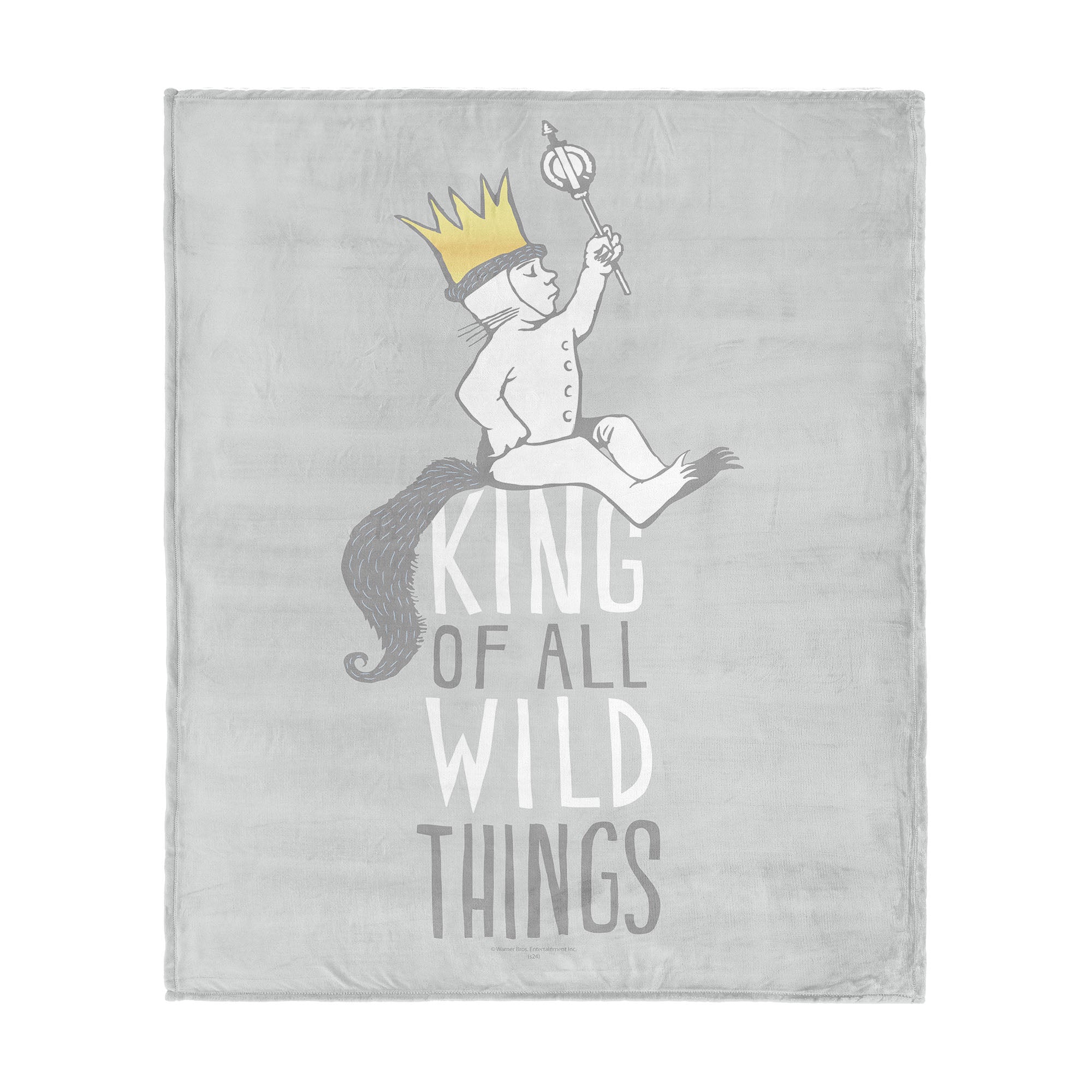 Warner Bros. Where the Wild Things Are King of All Silk Touch Throw Blanket 50x60 Inches