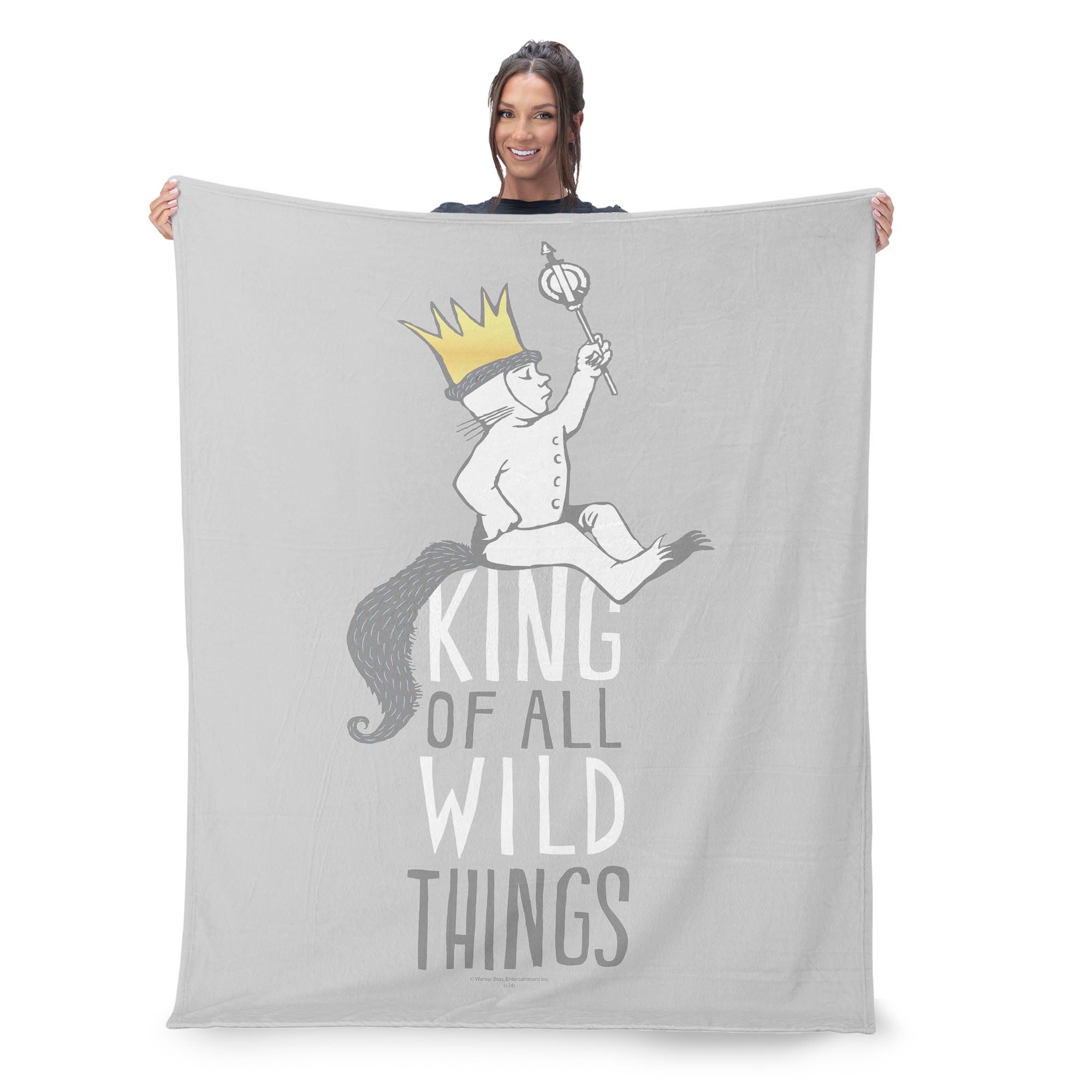 Warner Bros. Where the Wild Things Are King of All Silk Touch Throw Blanket 50x60 Inches