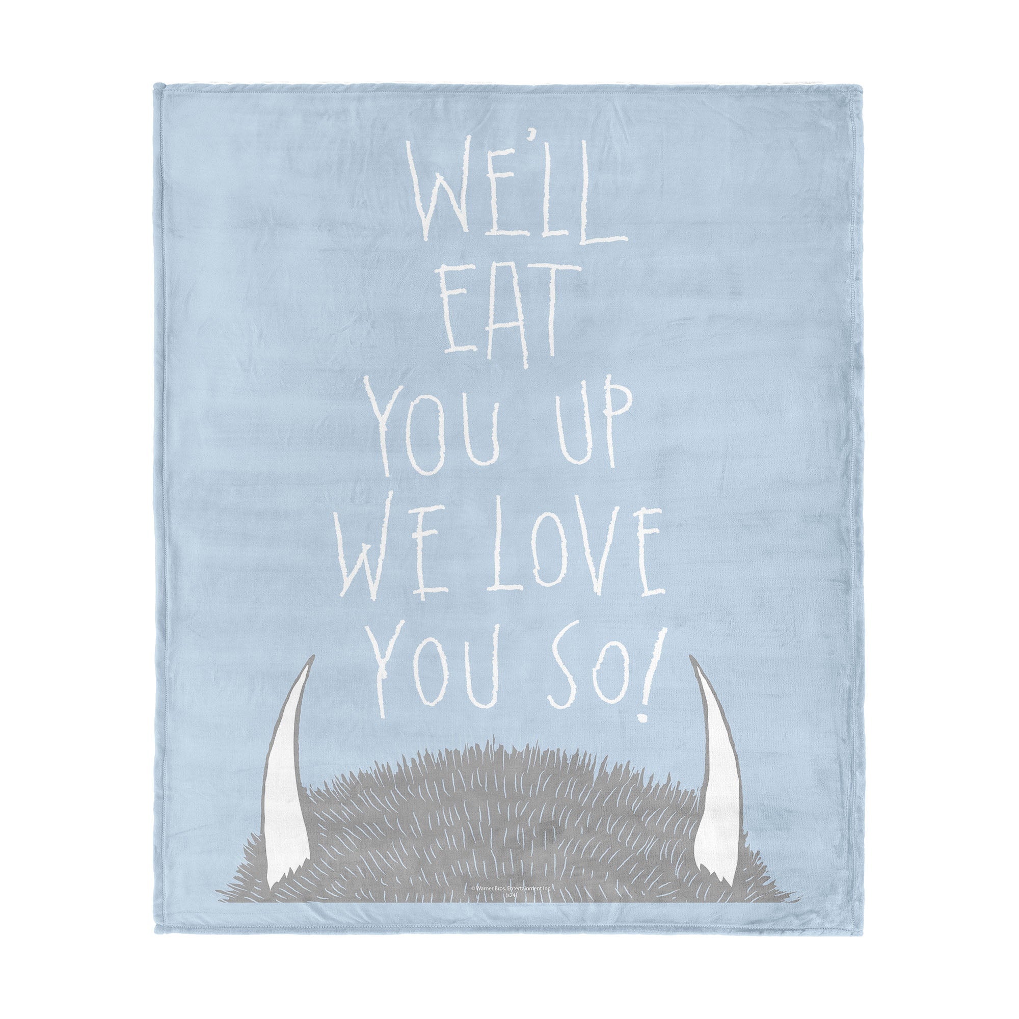Warner Bros. Where the Wild Things Are Love you So Silk Touch Throw Blanket 50x60 Inches