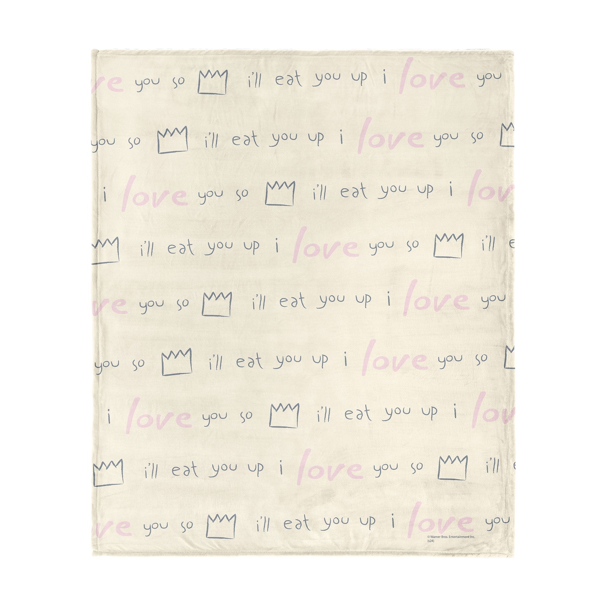 Warner Bros. Where the Wild Things Are We'll Eat You Up Silk Touch Throw Blanket 50x60 Inches