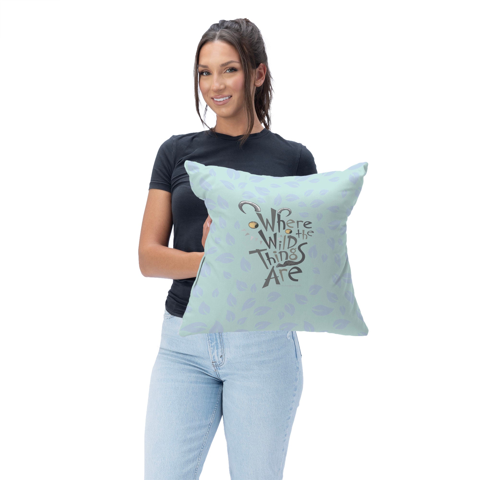 Warner Bros. Where the Wild Things Are In the Leaves Throw Pillow 18X18 Inches