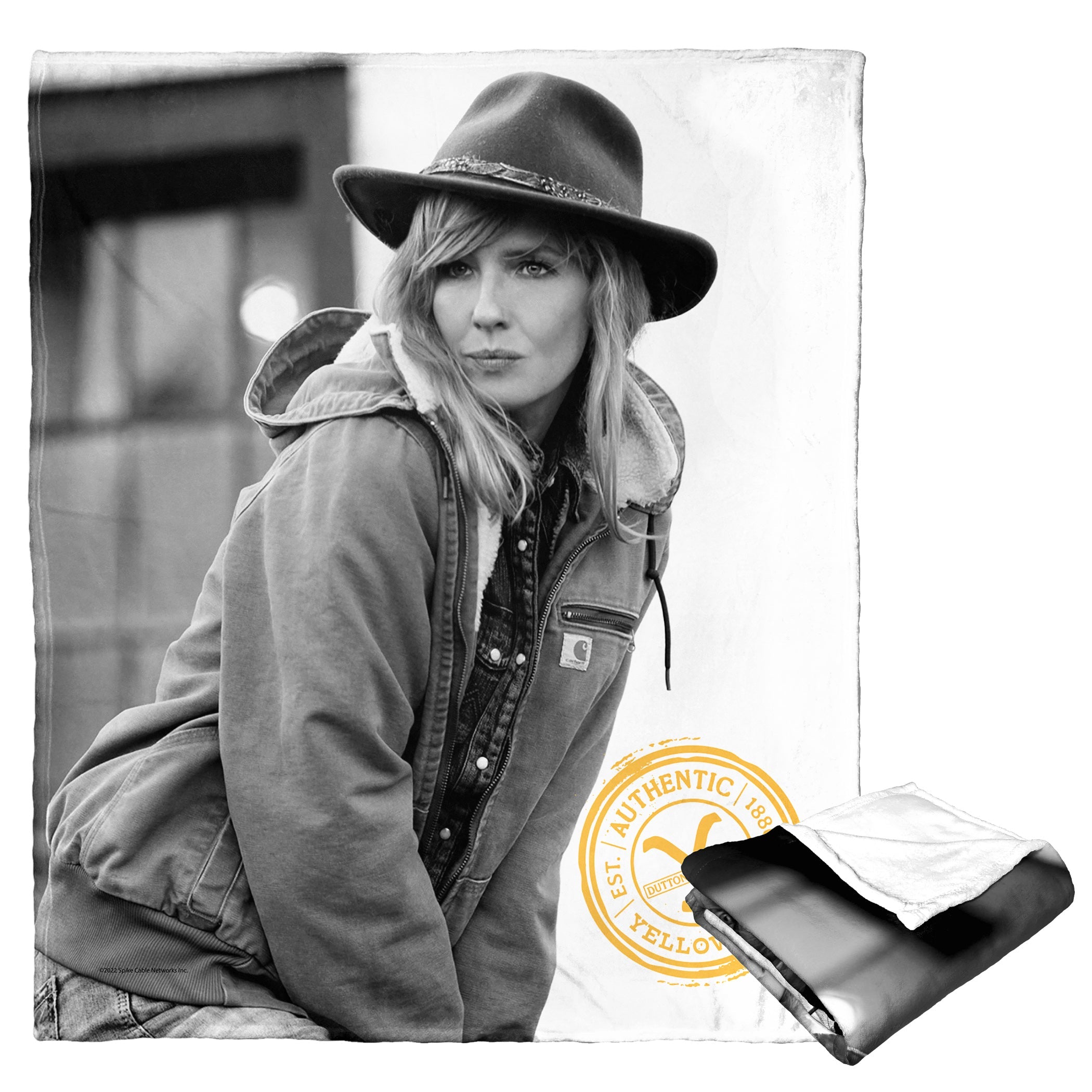 Paramount Yellowstone Beth Dutton 2 Silk Touch Throw Blanket 50x60 Inches