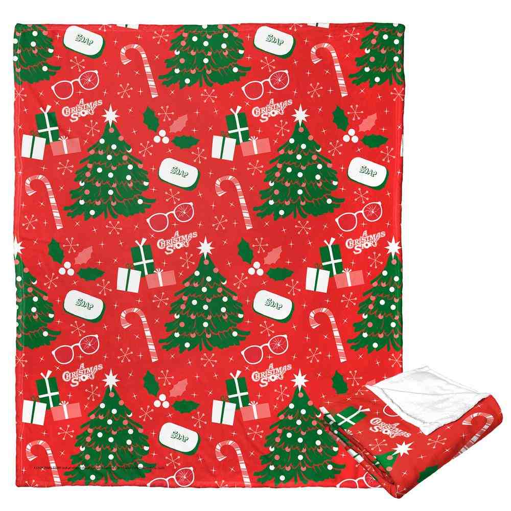 Warner Bros. A Christmas Story A Christmas Story Silk Touch Throw Blanket 50x60 Inches