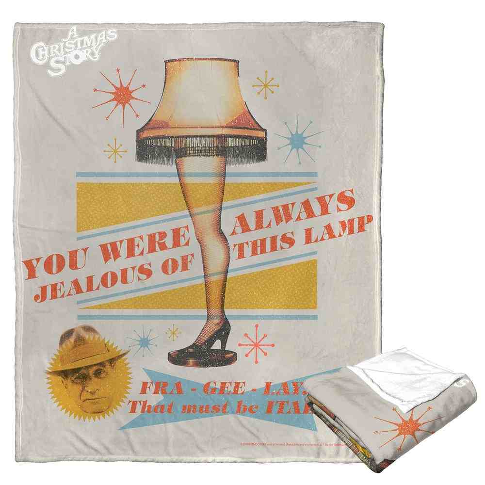 Warner Bros. A Christmas Story Always Jealous Silk Touch Throw Blanket 50x60 Inches
