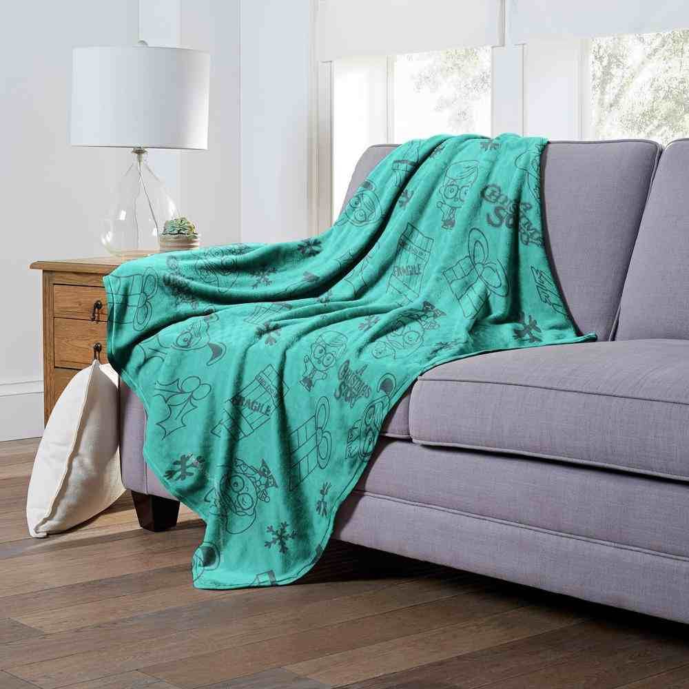Warner Bros. A Christmas Story Blue Christmas Silk Touch Throw Blanket 50x60 Inches